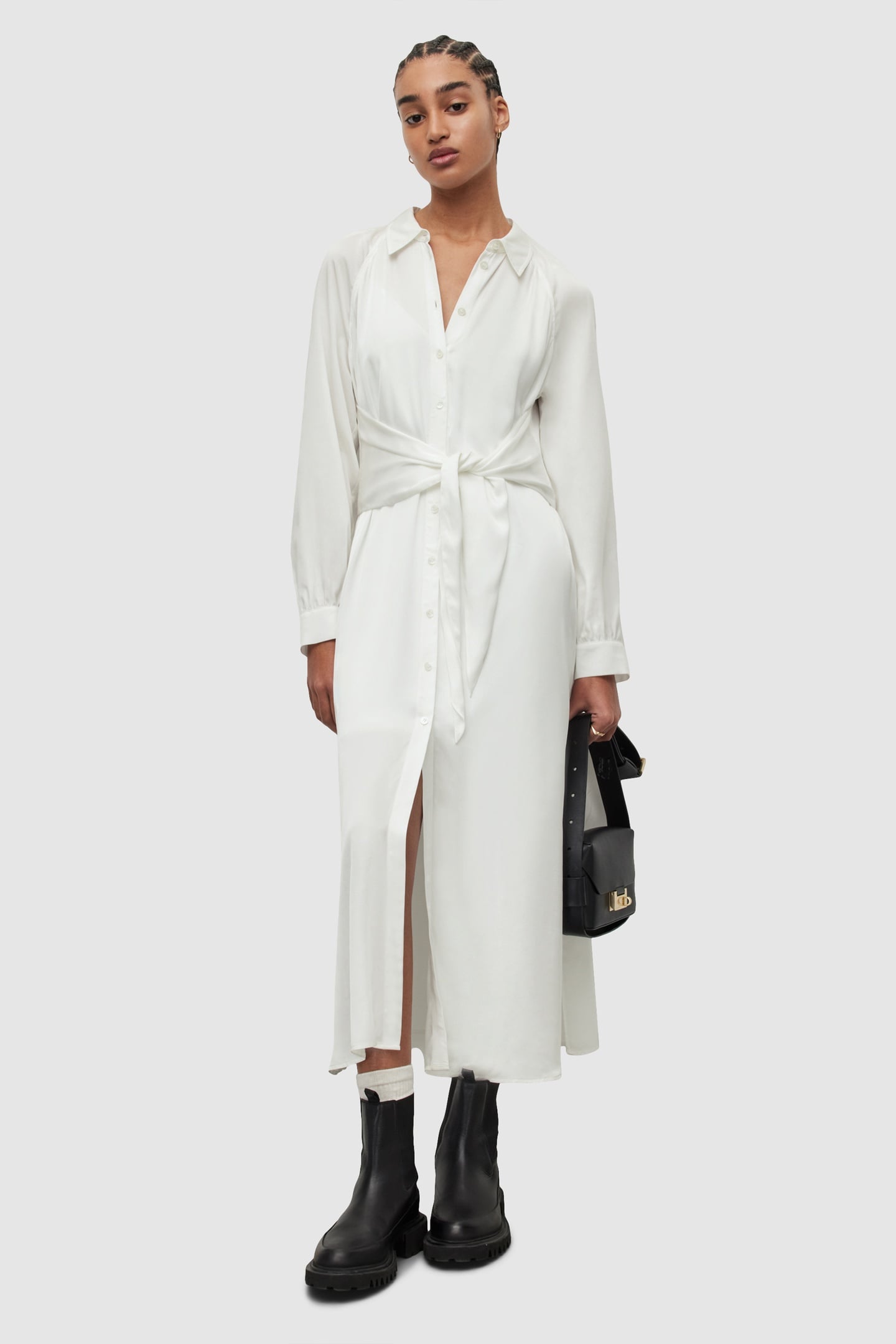 CLANETTA DRESS OFF WHITE 1