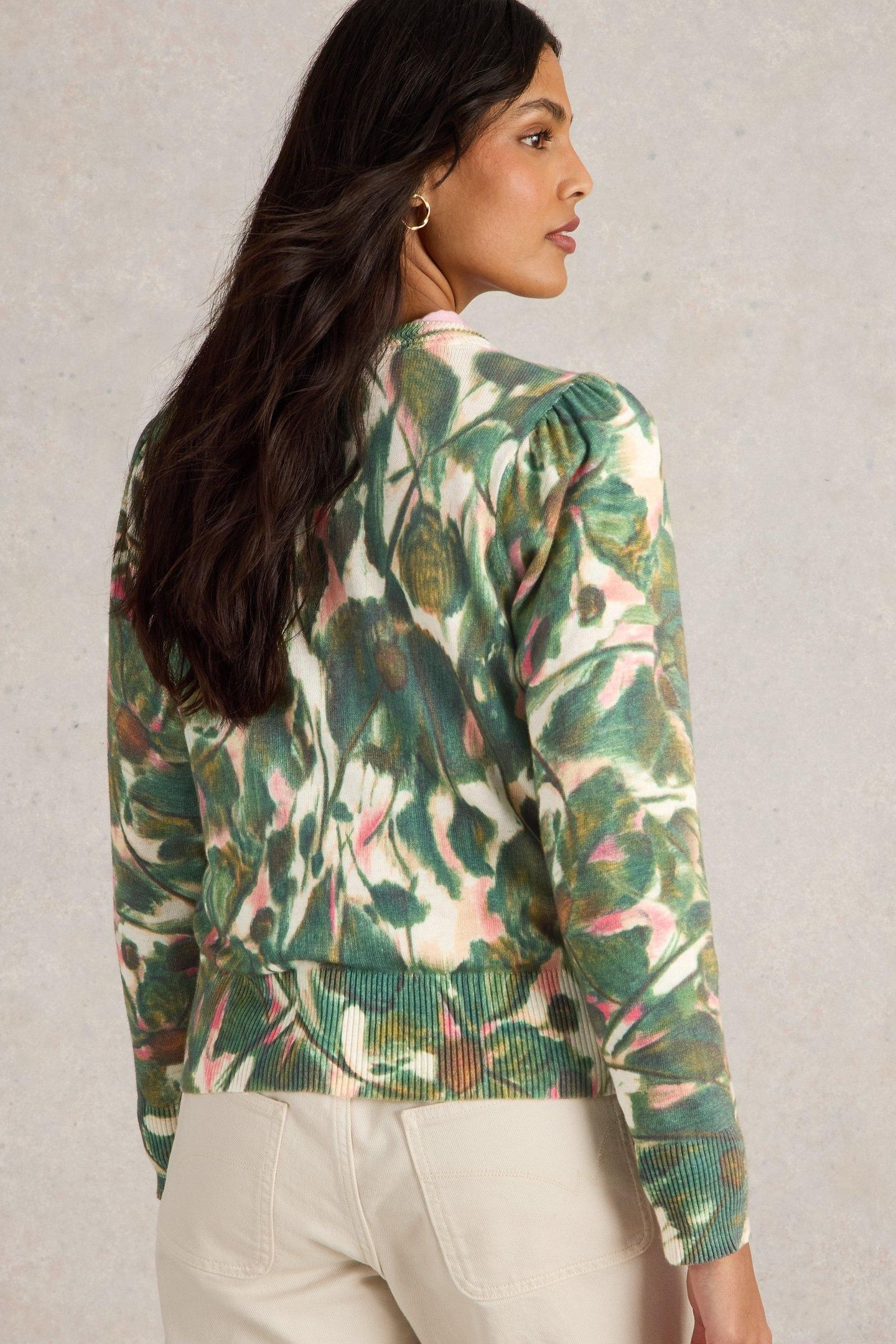 ROSIE JUMPER GREEN PRINT 2