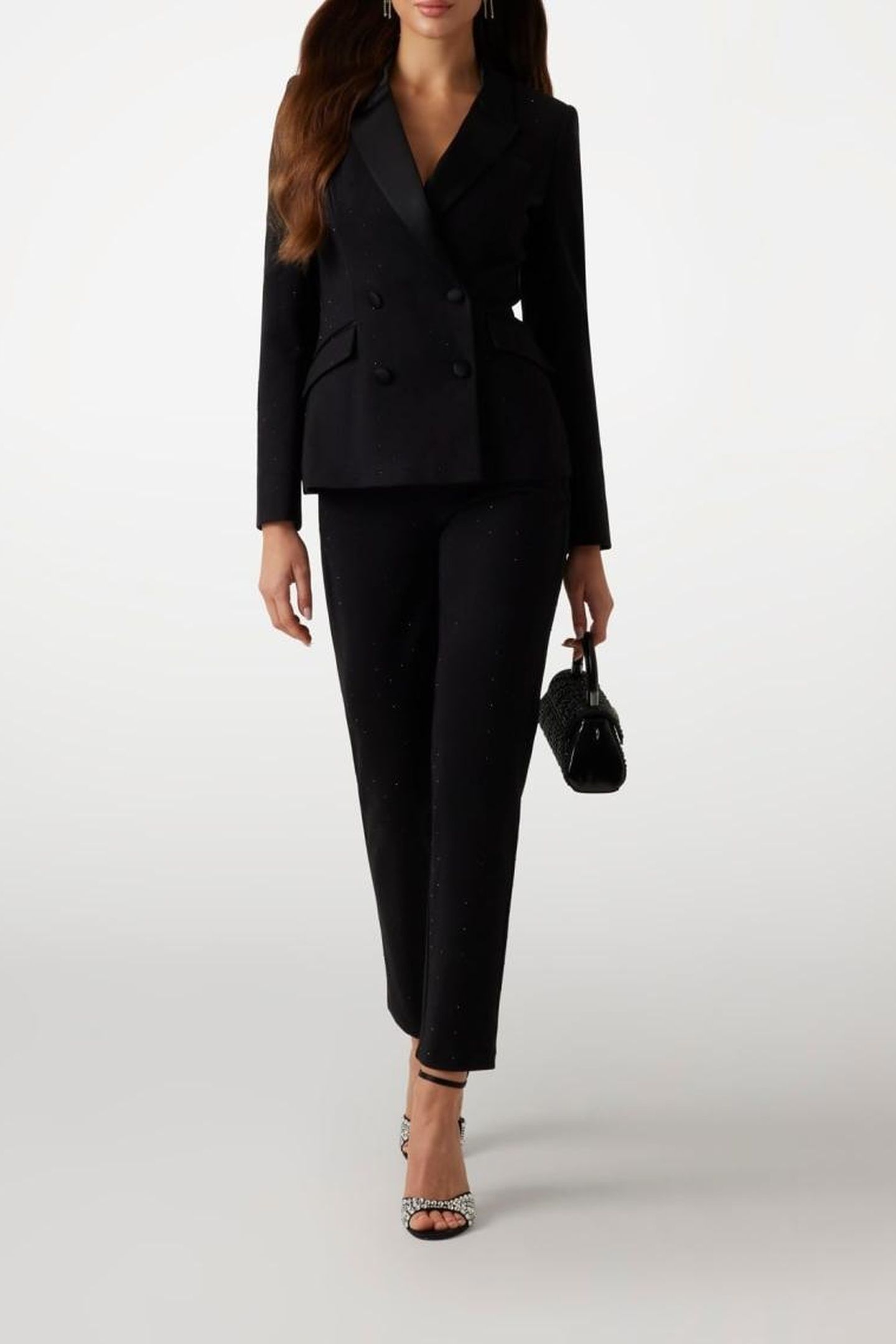 SHIMMY BLAZER JET BLACK A996 3