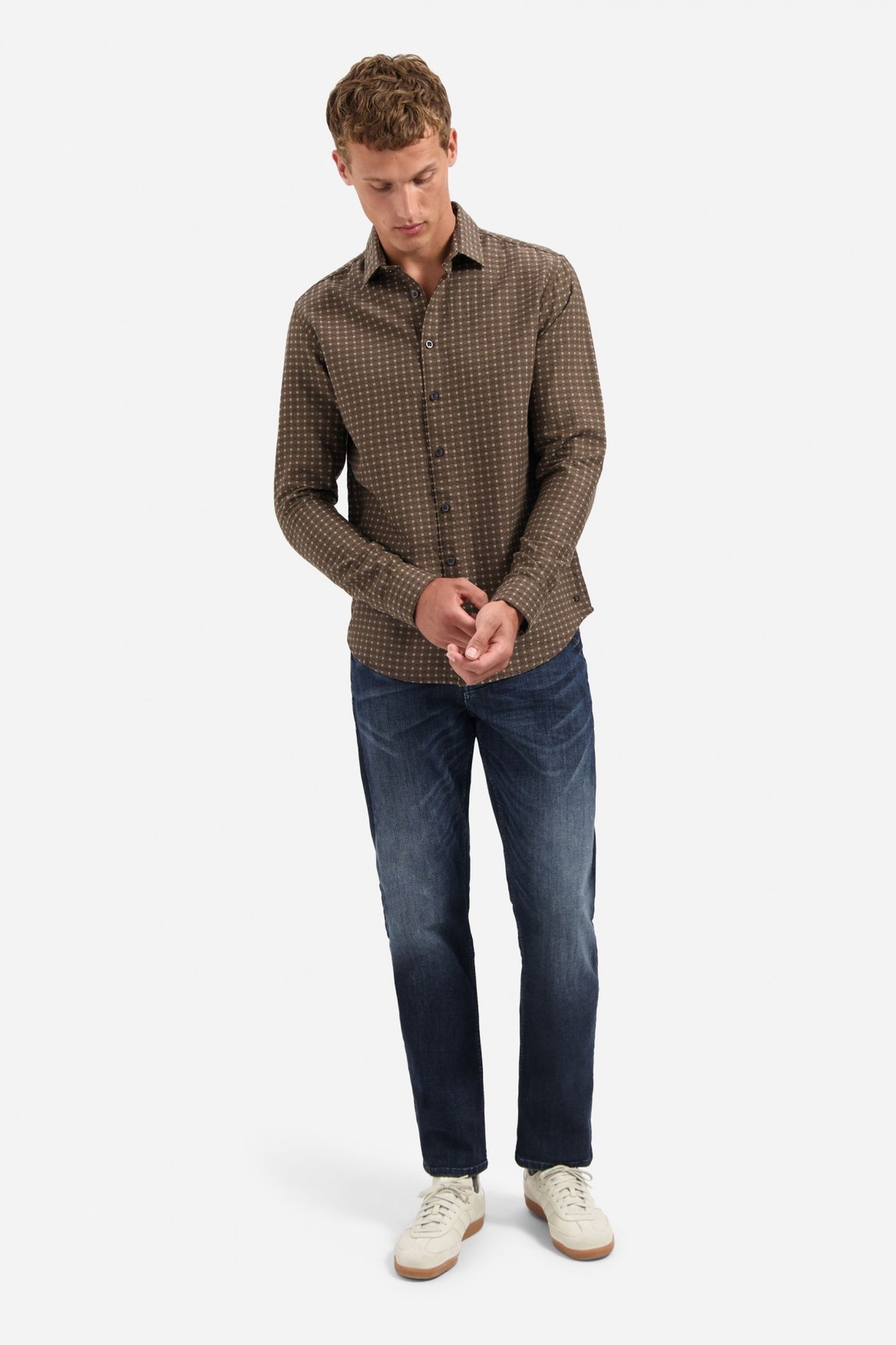 SHIRT MINI JACQUARD TAUPE 2