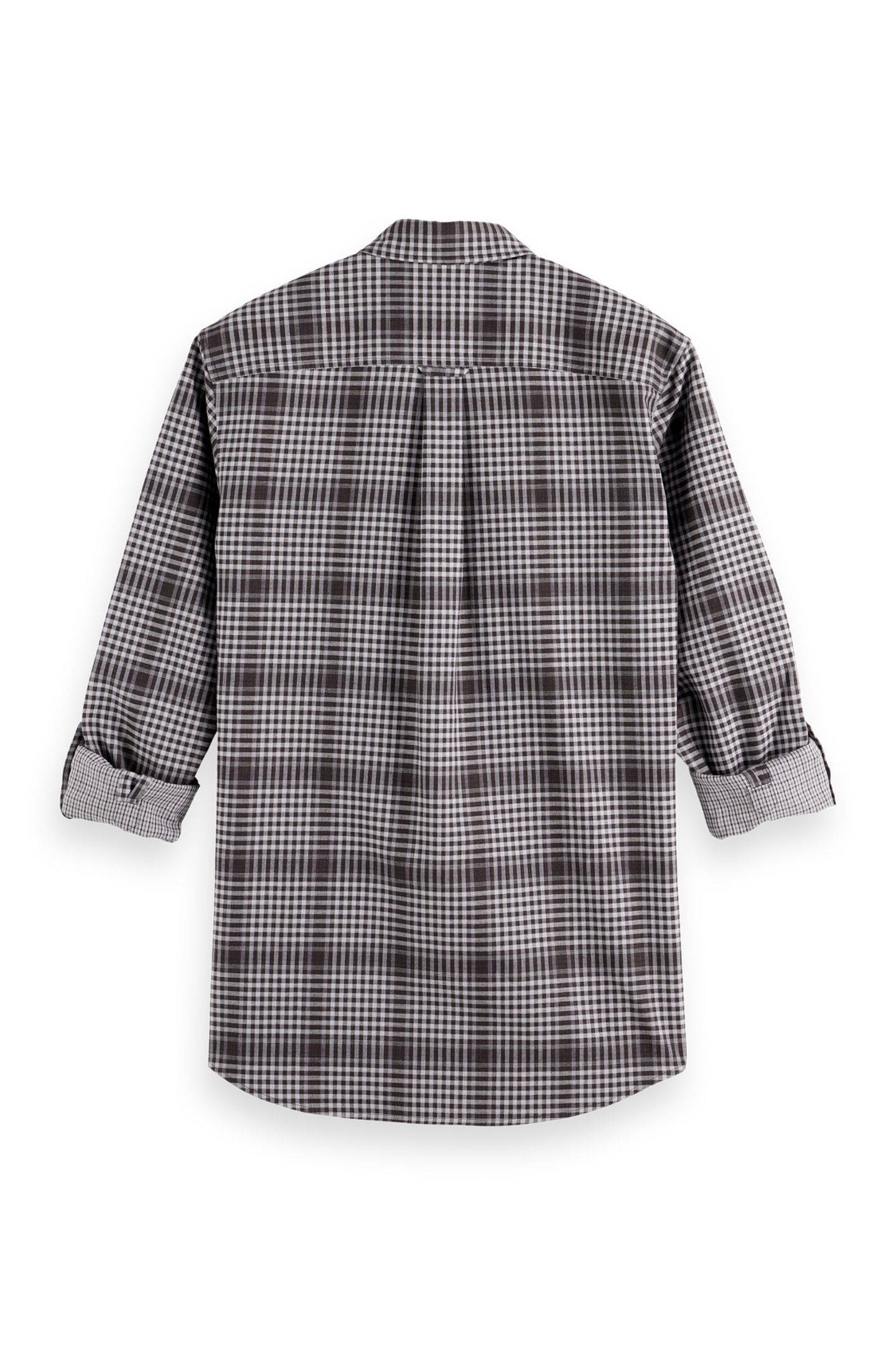 SHADOW-CHECK DOUBLE-FACED SHIRT BLACK SHADOW CHECK 6