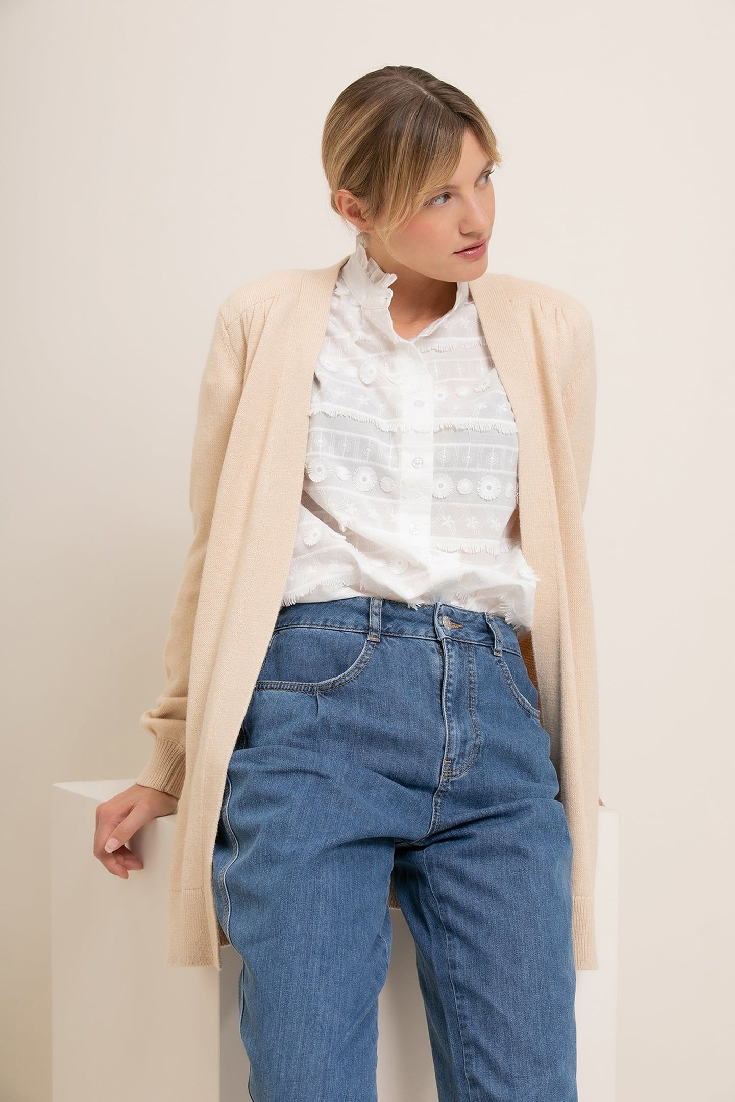 KAREN CARDIGAN SAND 3