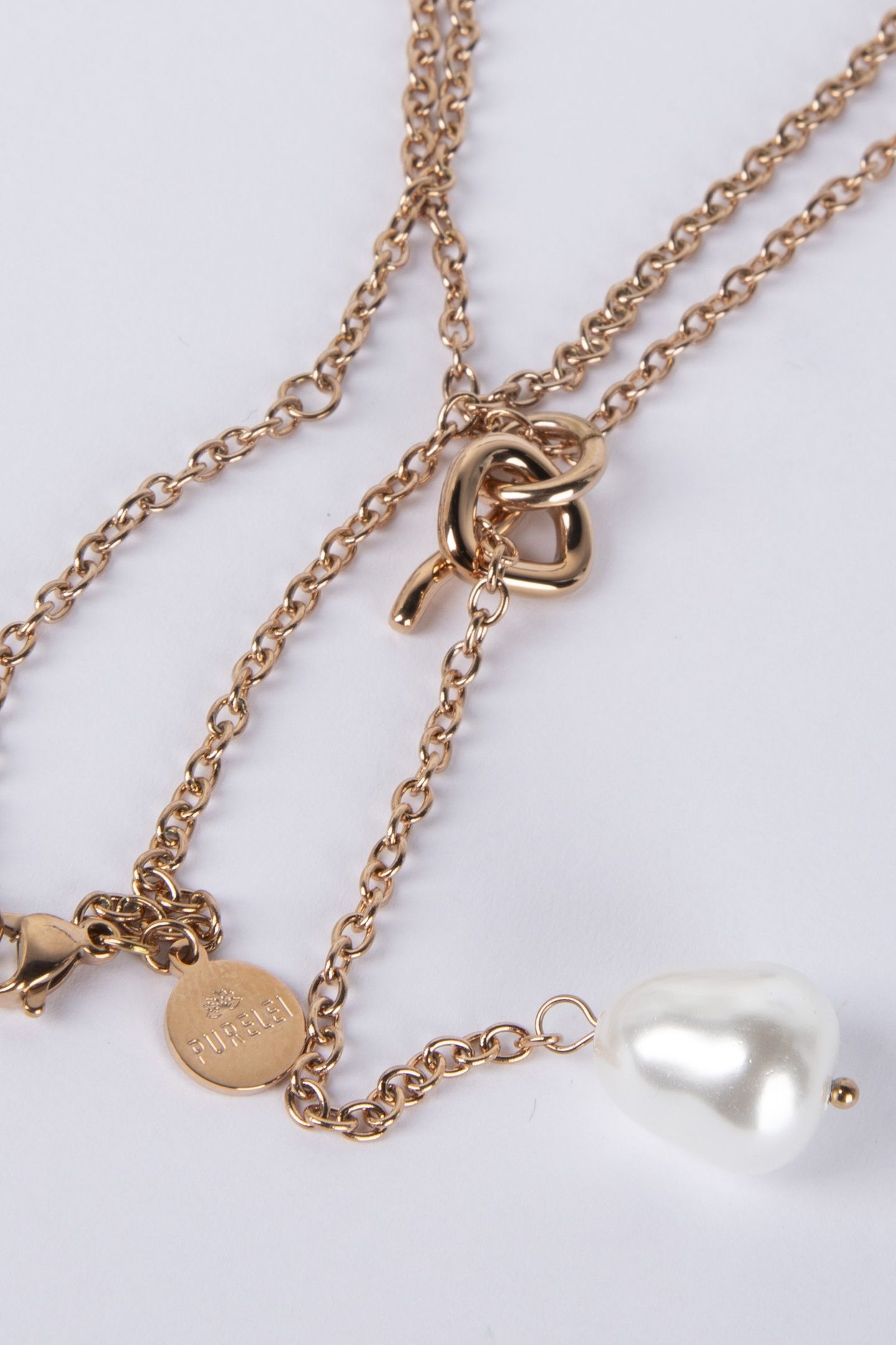 ALOHA PERLENKETTE ROSEGOLD 6