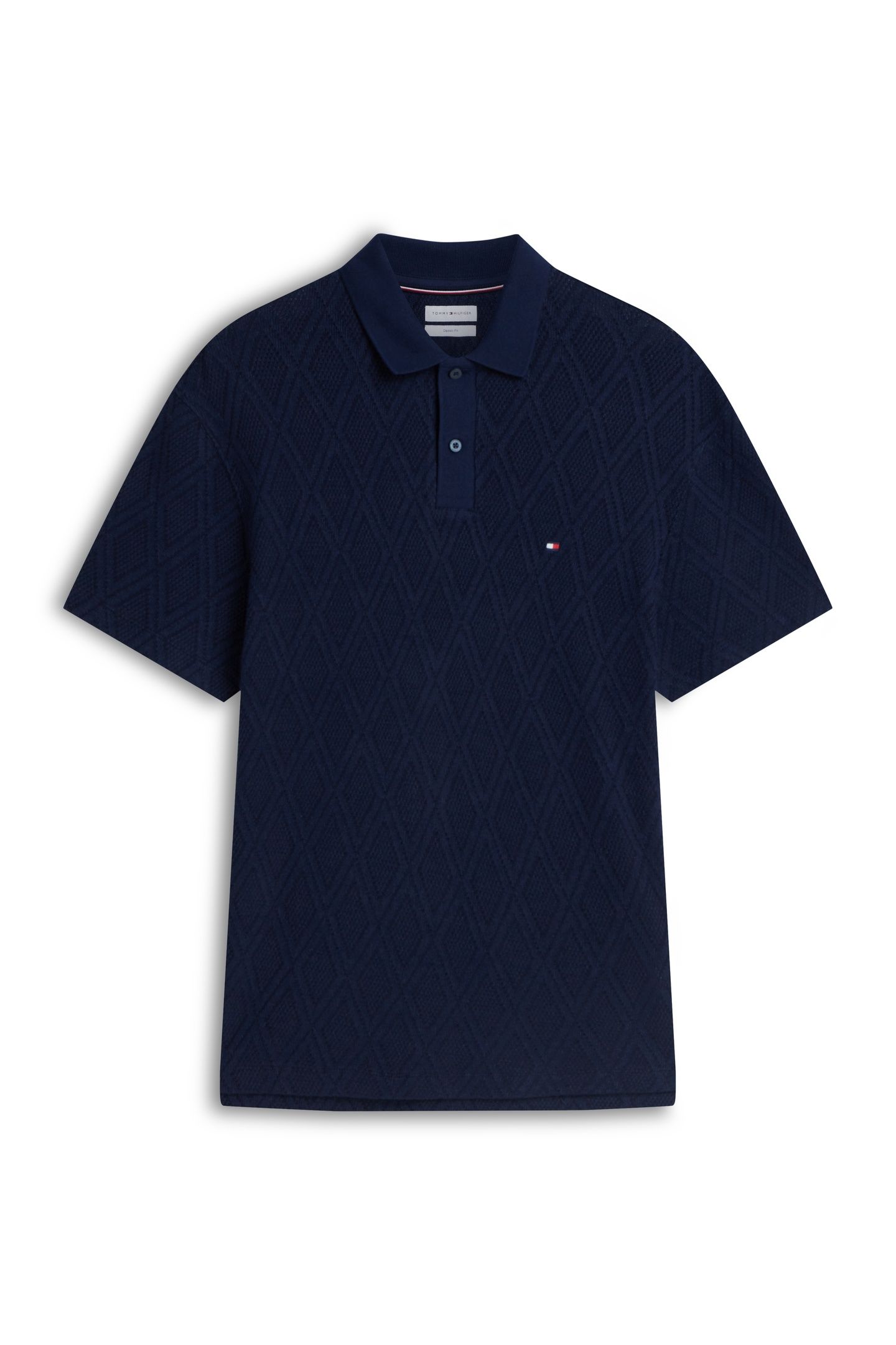 JACQUARD CLASSIC FIT CARBON NAVY 3
