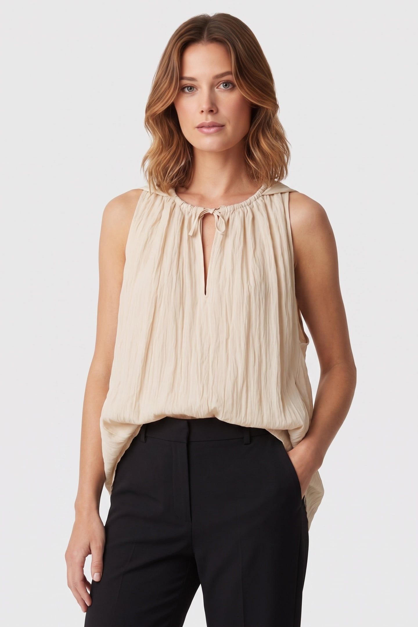 HARPER CAPE TOP BEIGE 1