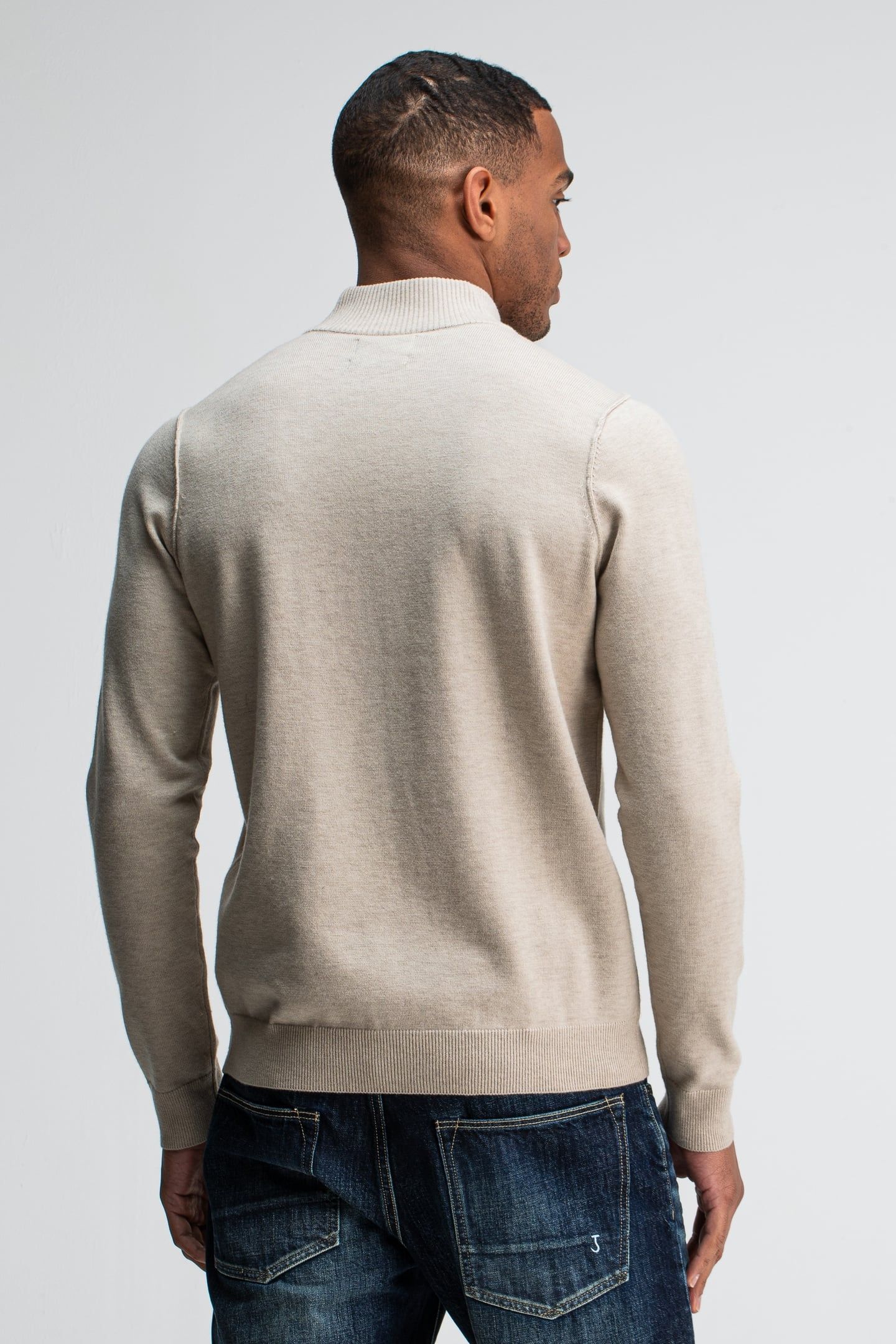 CLIFTON HALFZIP LT. SAND 2