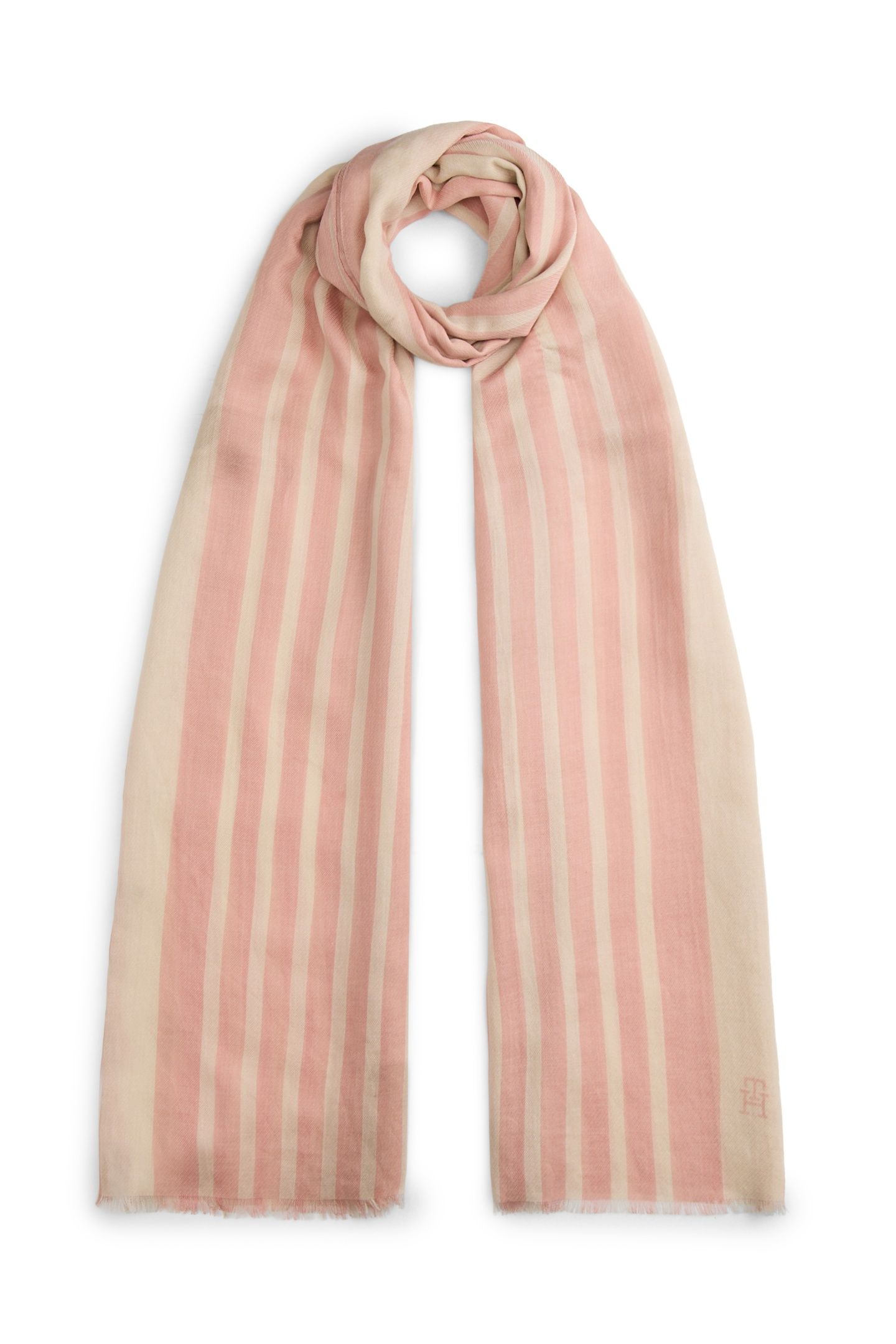 TH ELEVATED CHIC SCARF FOGGY PINK 2