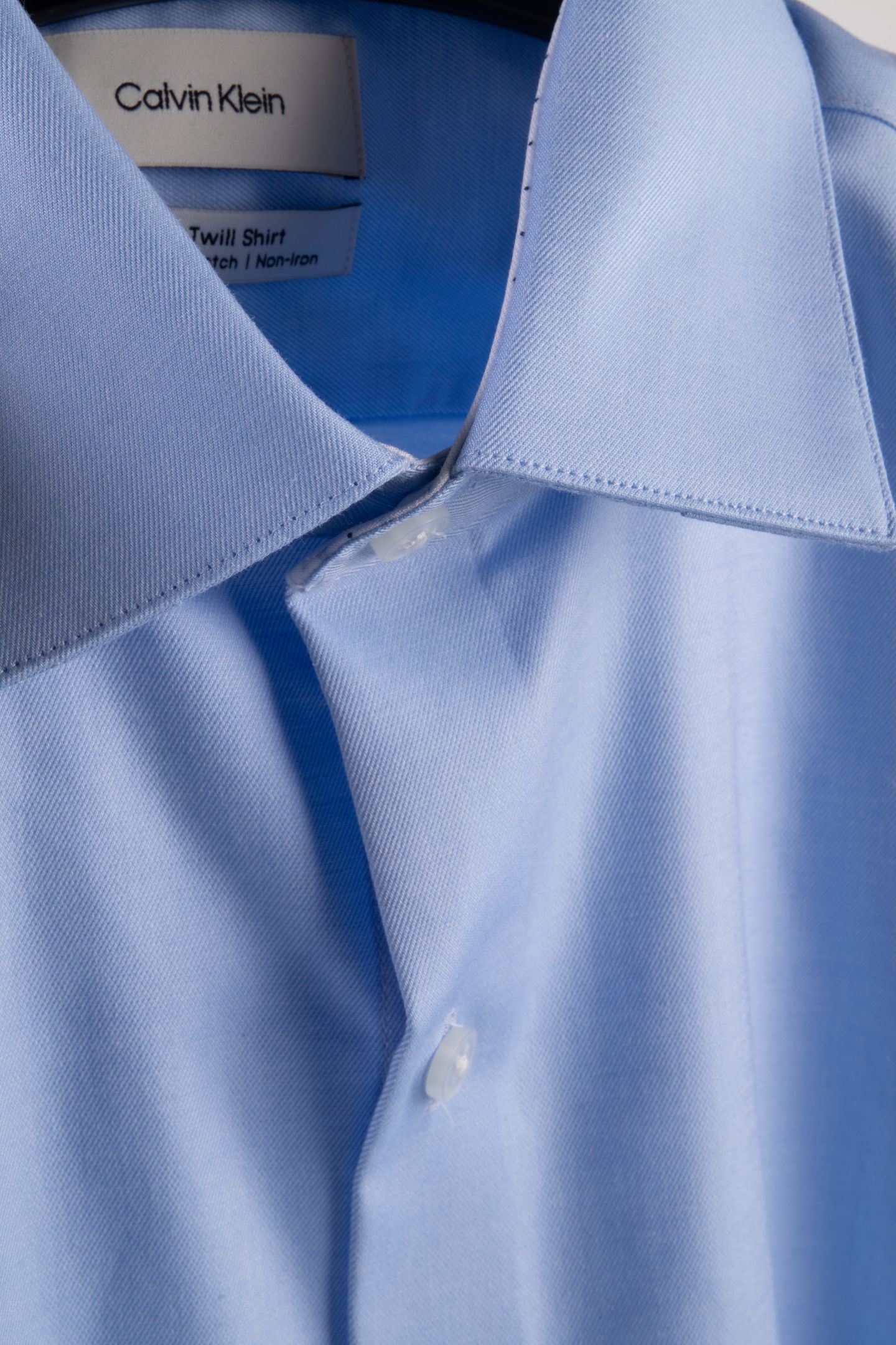 SLIM ESSENTIAL TWILL SHIRT LIGHT BLUE 4