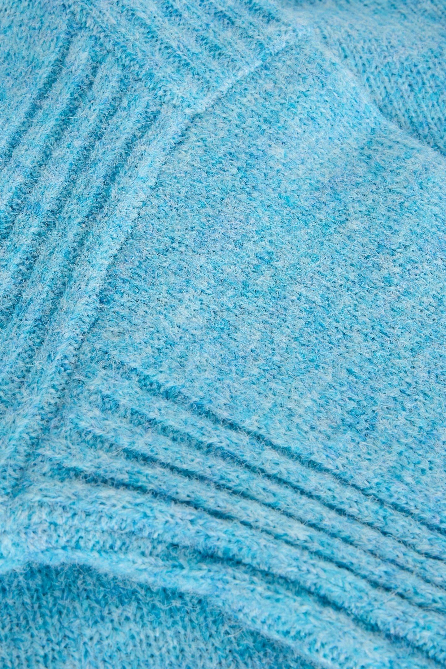 FLUFFY BOXY JUMPER BRIGHT BLUE 6