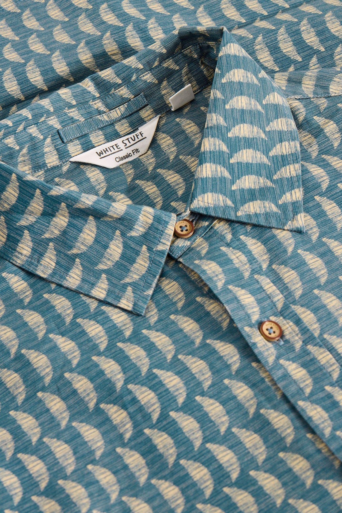 GEO LS PRINTED SHIRT GREEN PRINT 2