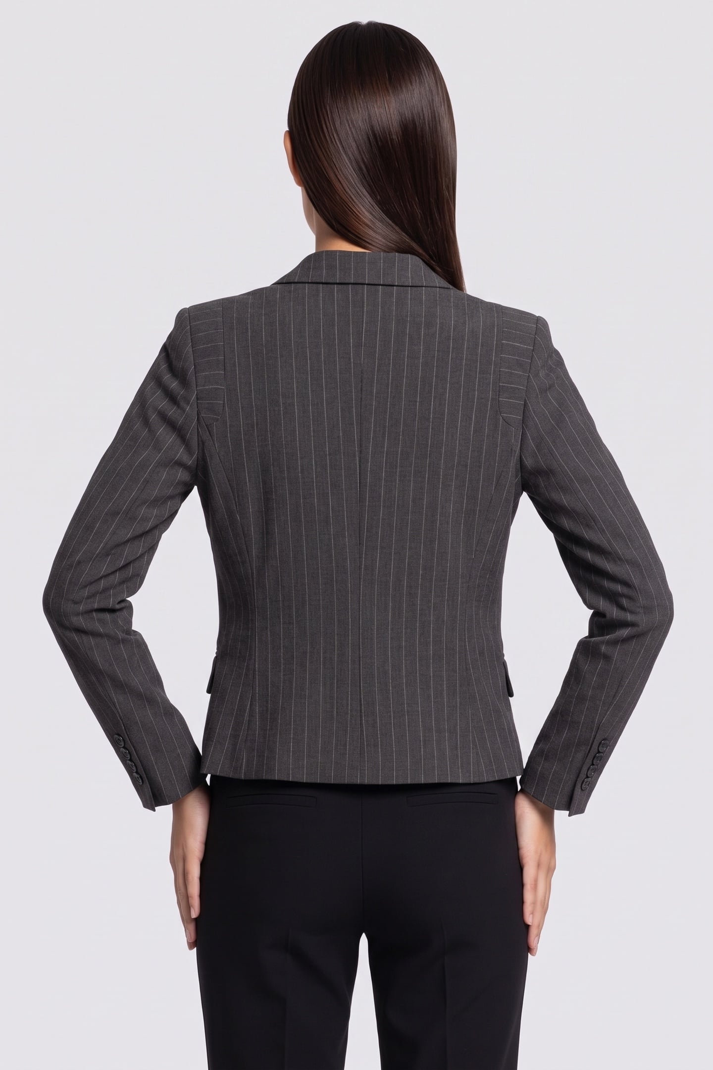BLAZER TAILORED PINSTRIPE ANTHRACITE 2