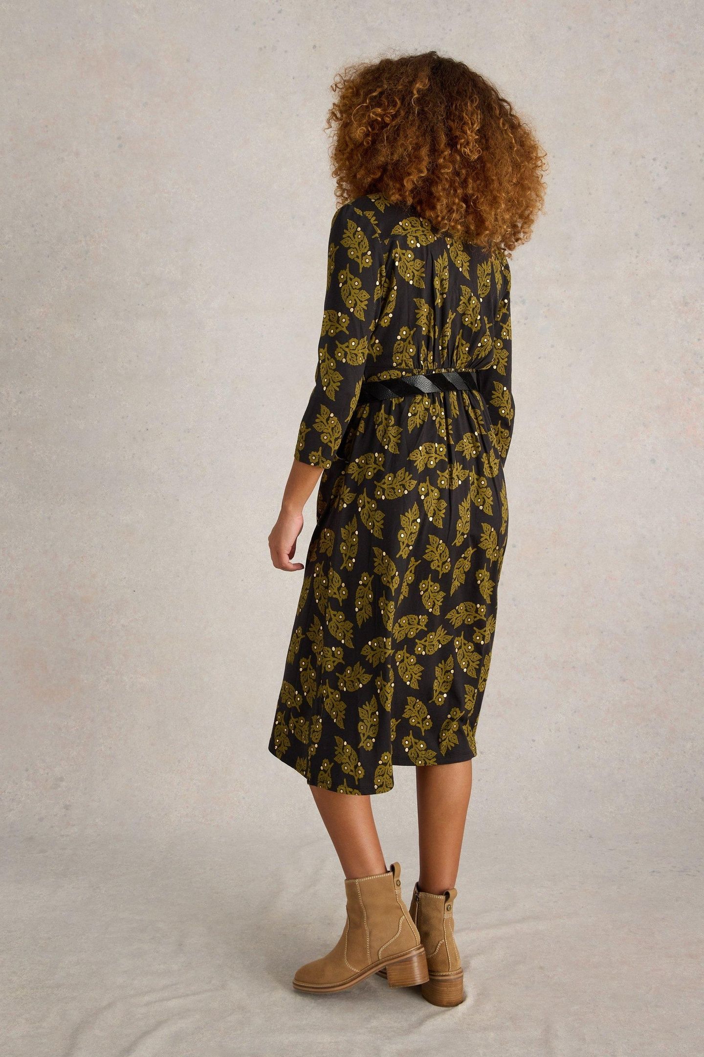MIA JERSEY DRESS BLACK MULTI 3