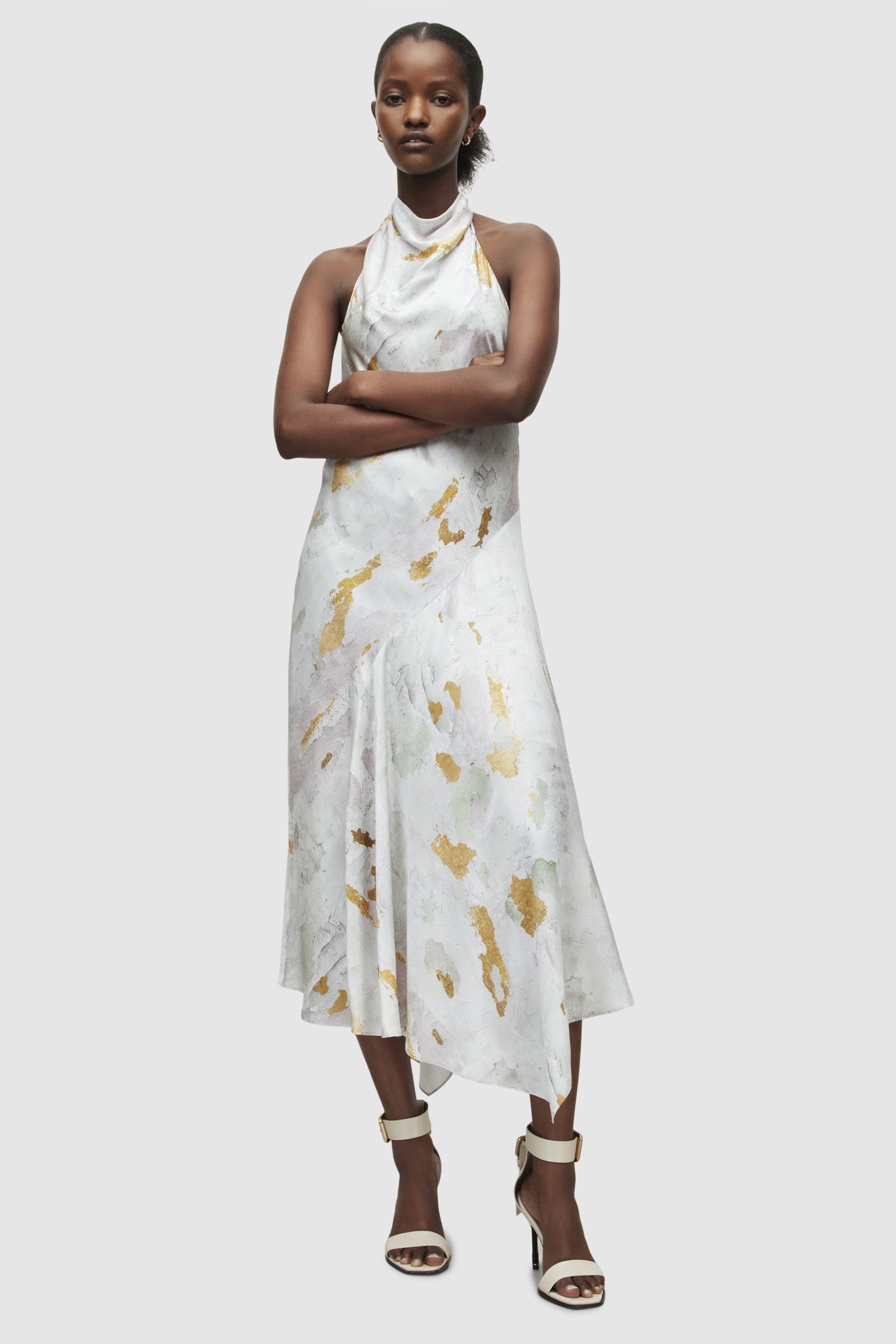 ARIETA PAOLA DRESS STONE WHITE 1