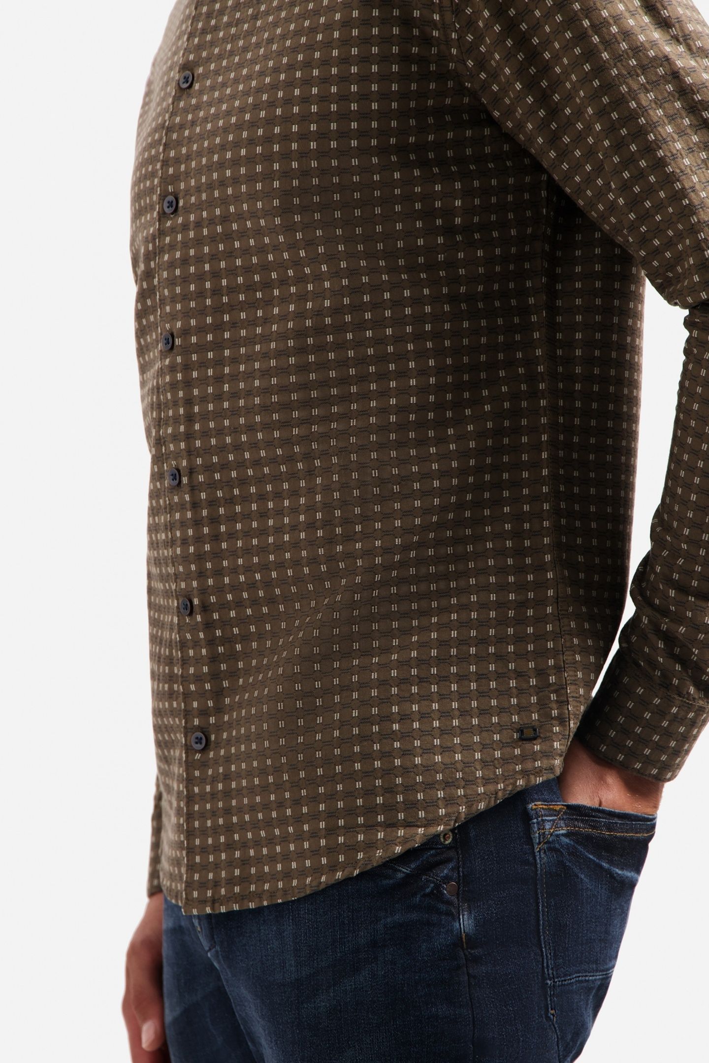 SHIRT MINI JACQUARD TAUPE 6
