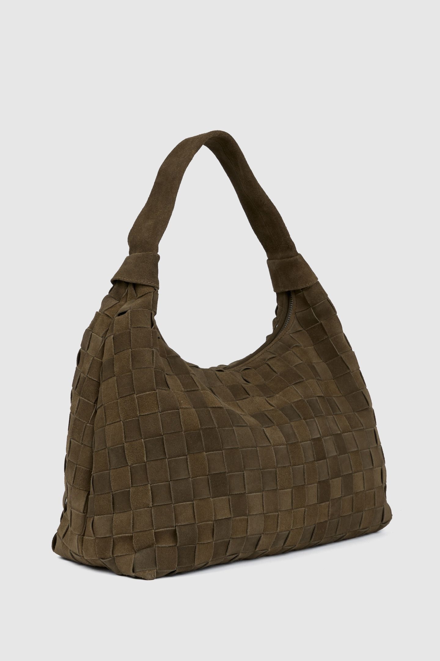 BIG DANDY BRAIDED SUEDE DUSTY OLIVE 3