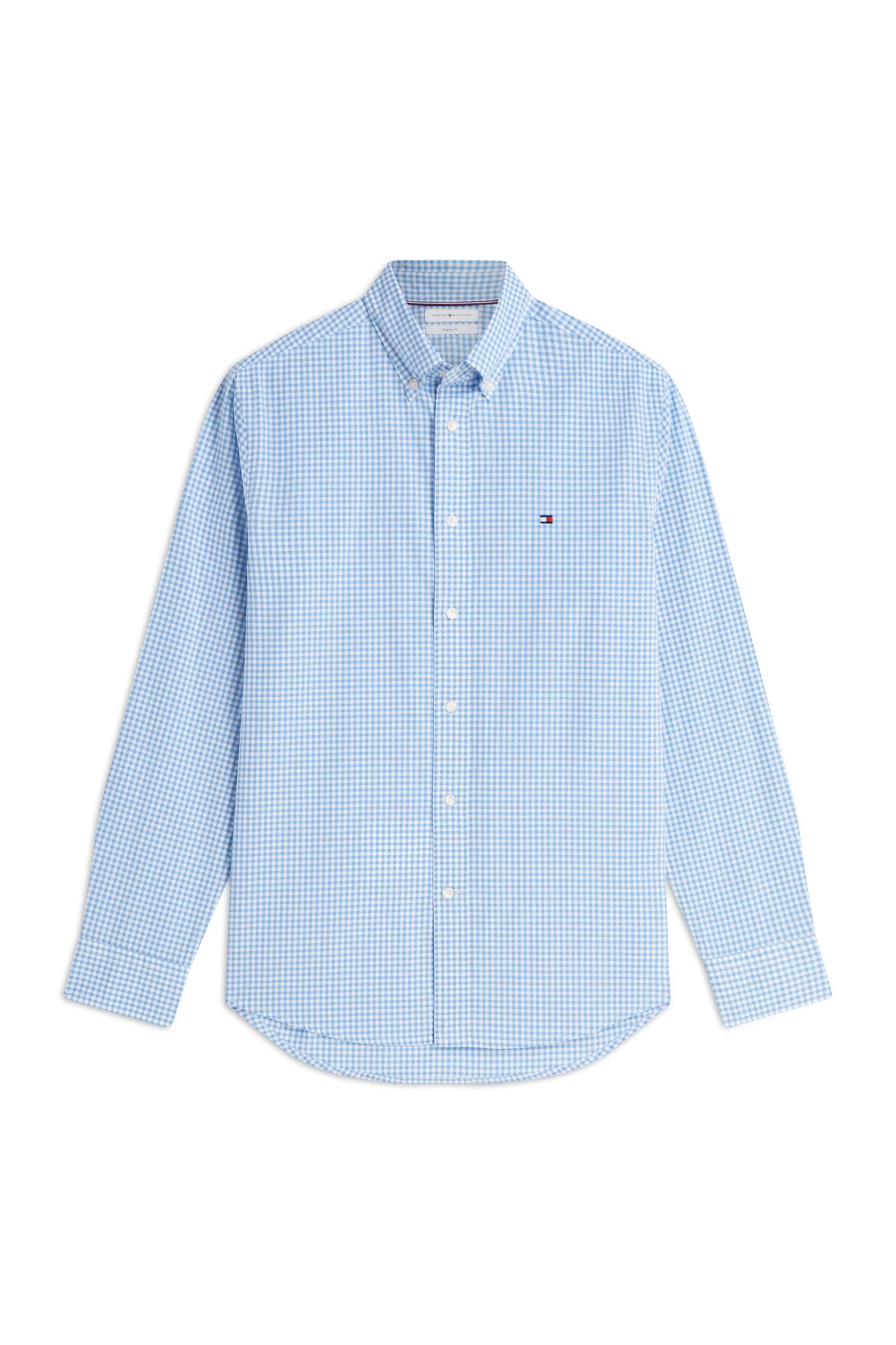 FLEX POPLIN GINGHAM BLUE SPELL/CHECK 4