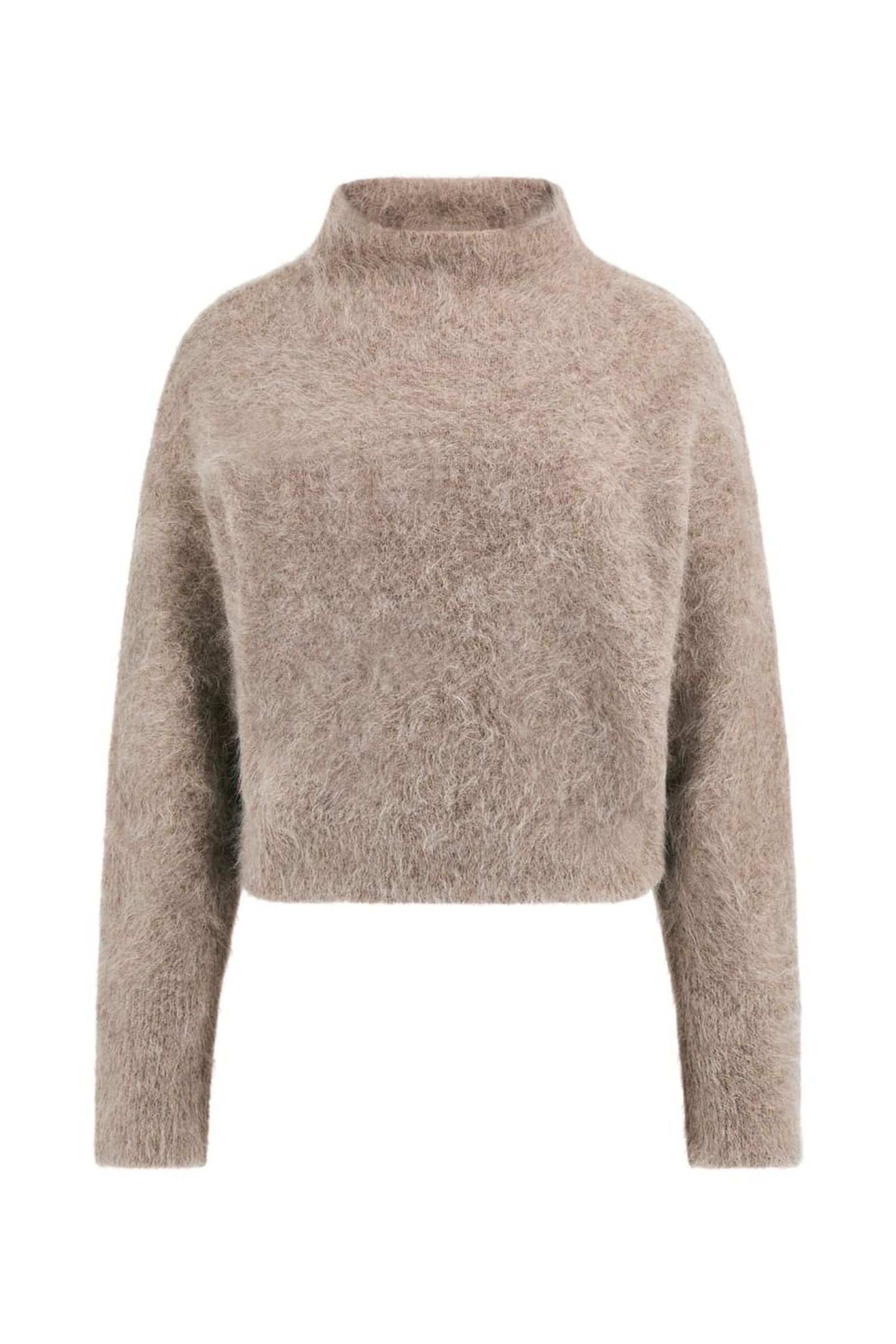 DENISE CROP SWEATER HERB TAN MULTI 4