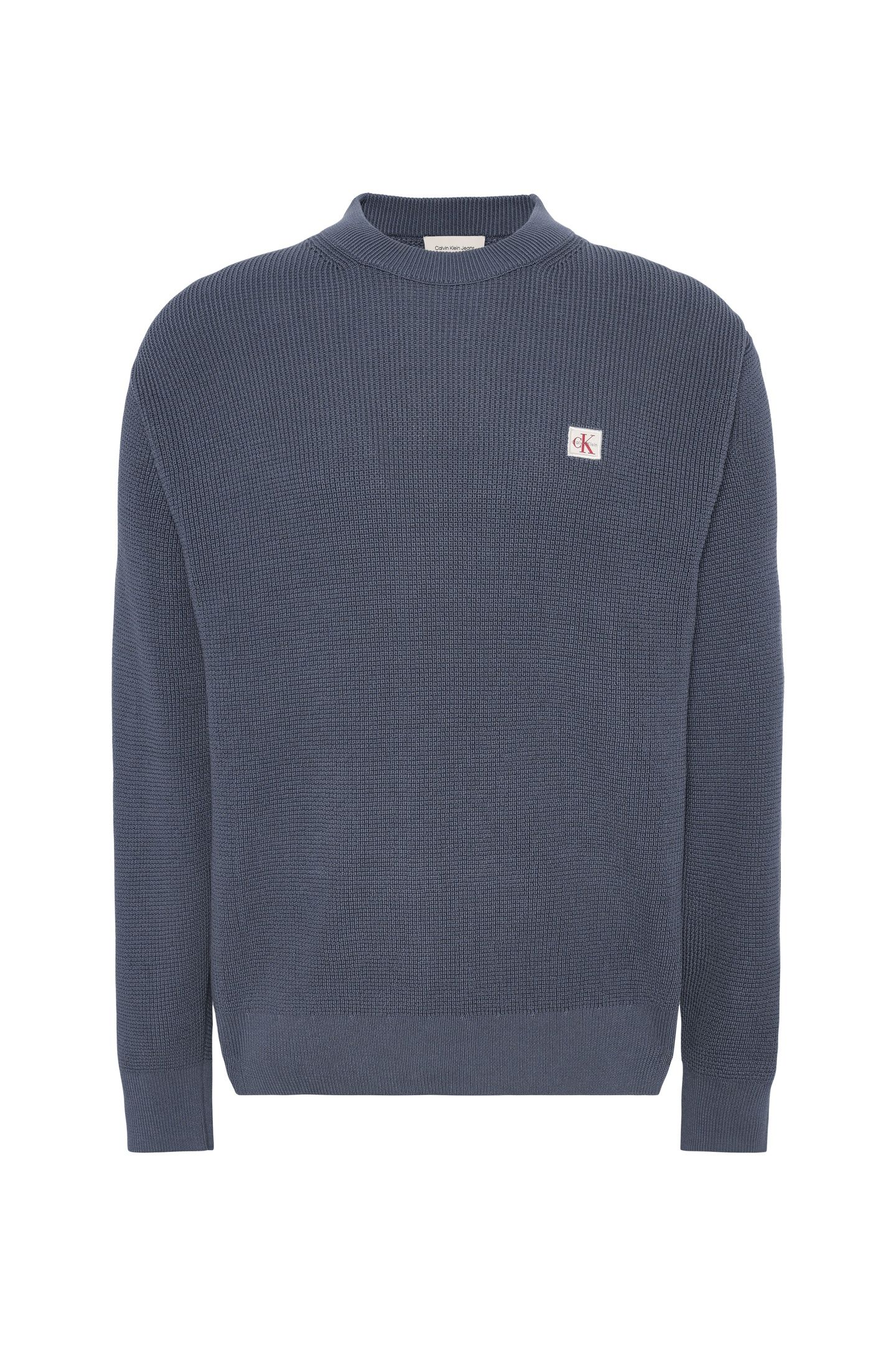 LONG SLEEVE EASY COTTON WAFFLE BLUE NOMAD 4