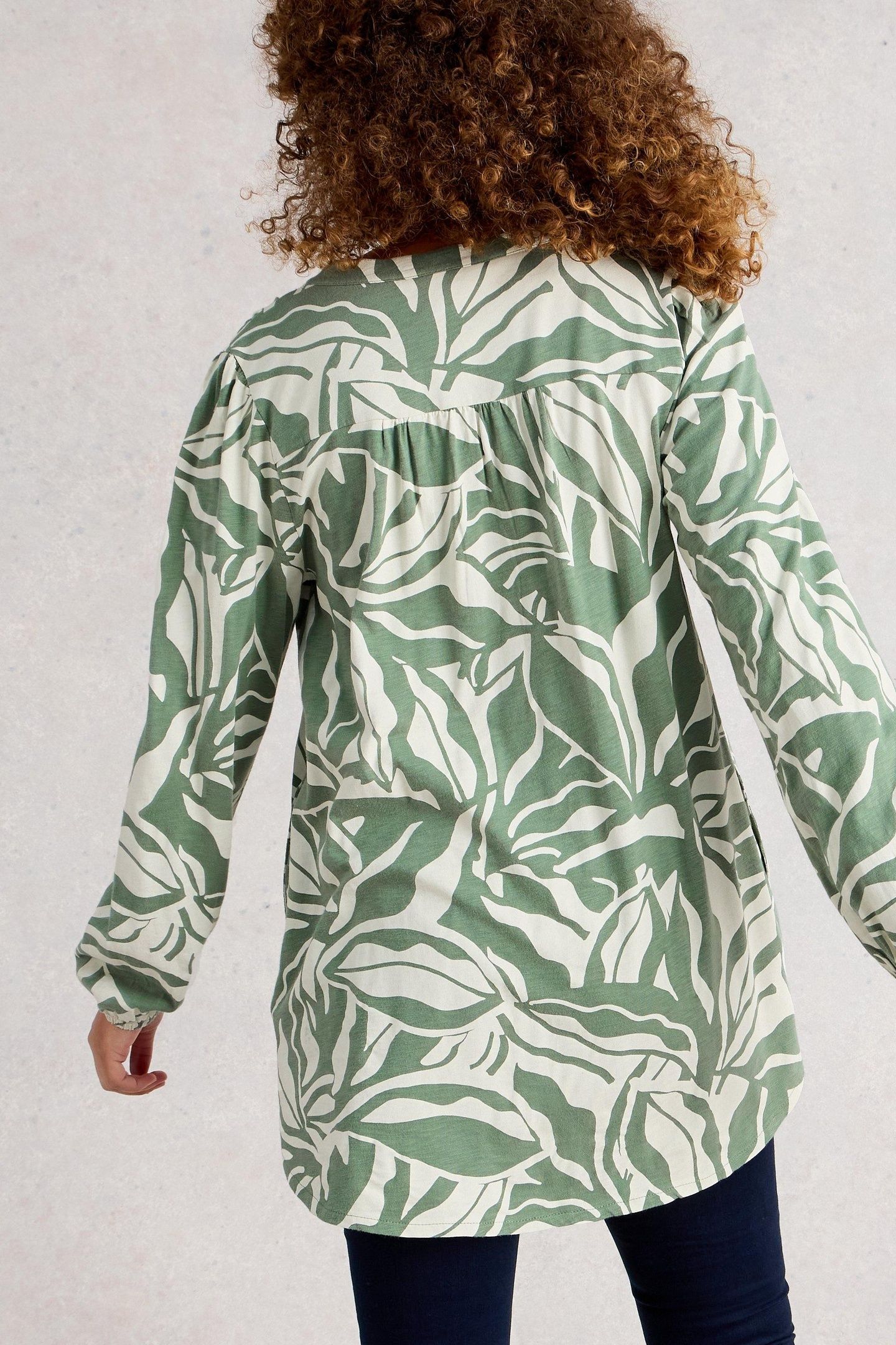 PHOEBE TUNIC GREEN PRINT 2