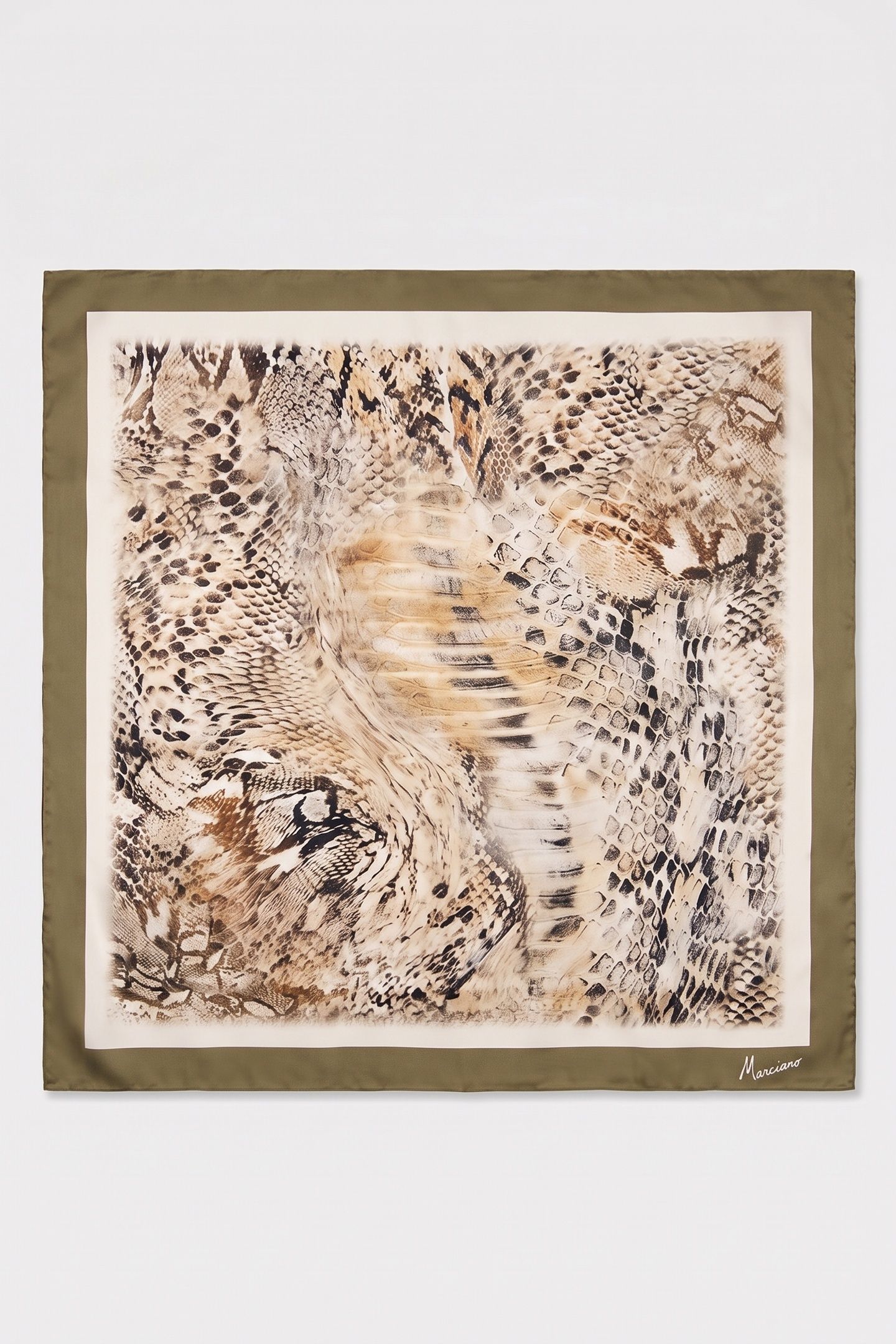 LEONIE PRINTED SCARF JUMBLE SKIN PRINT 1