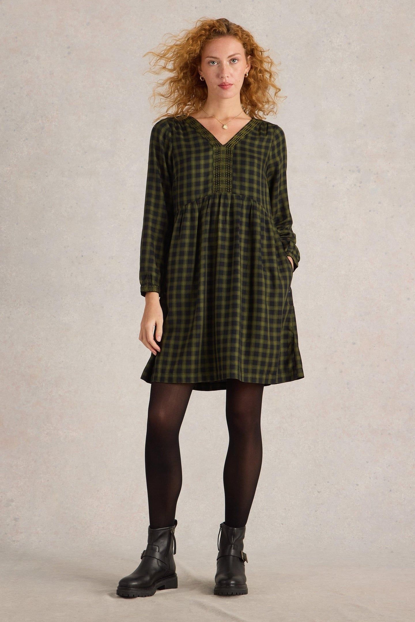 PENELOPE DRESS GREEN MULTI 3