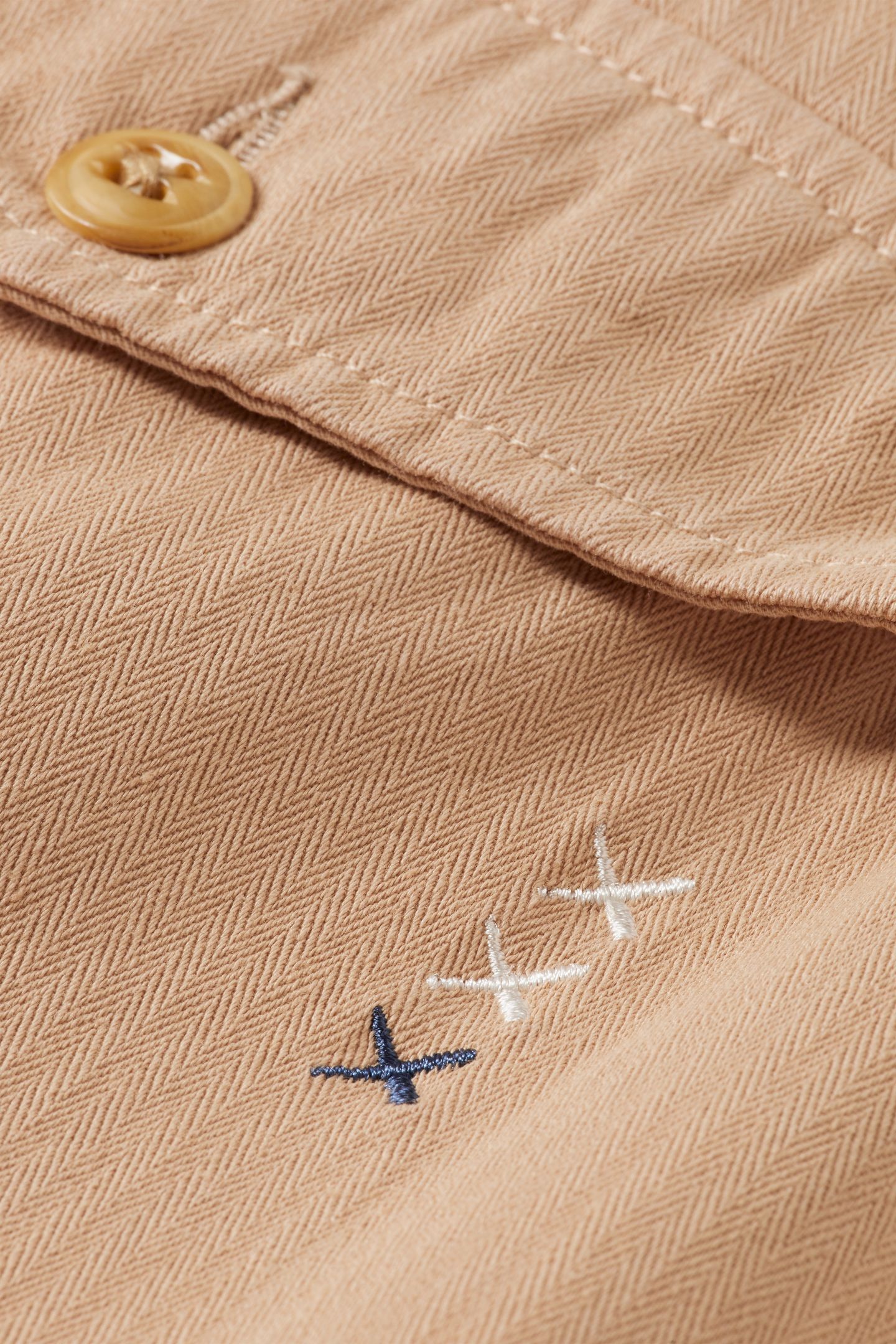 DAZE - GARMENT-DYED HERRINGBONE CARGO PANT SOFT CAMEL 7