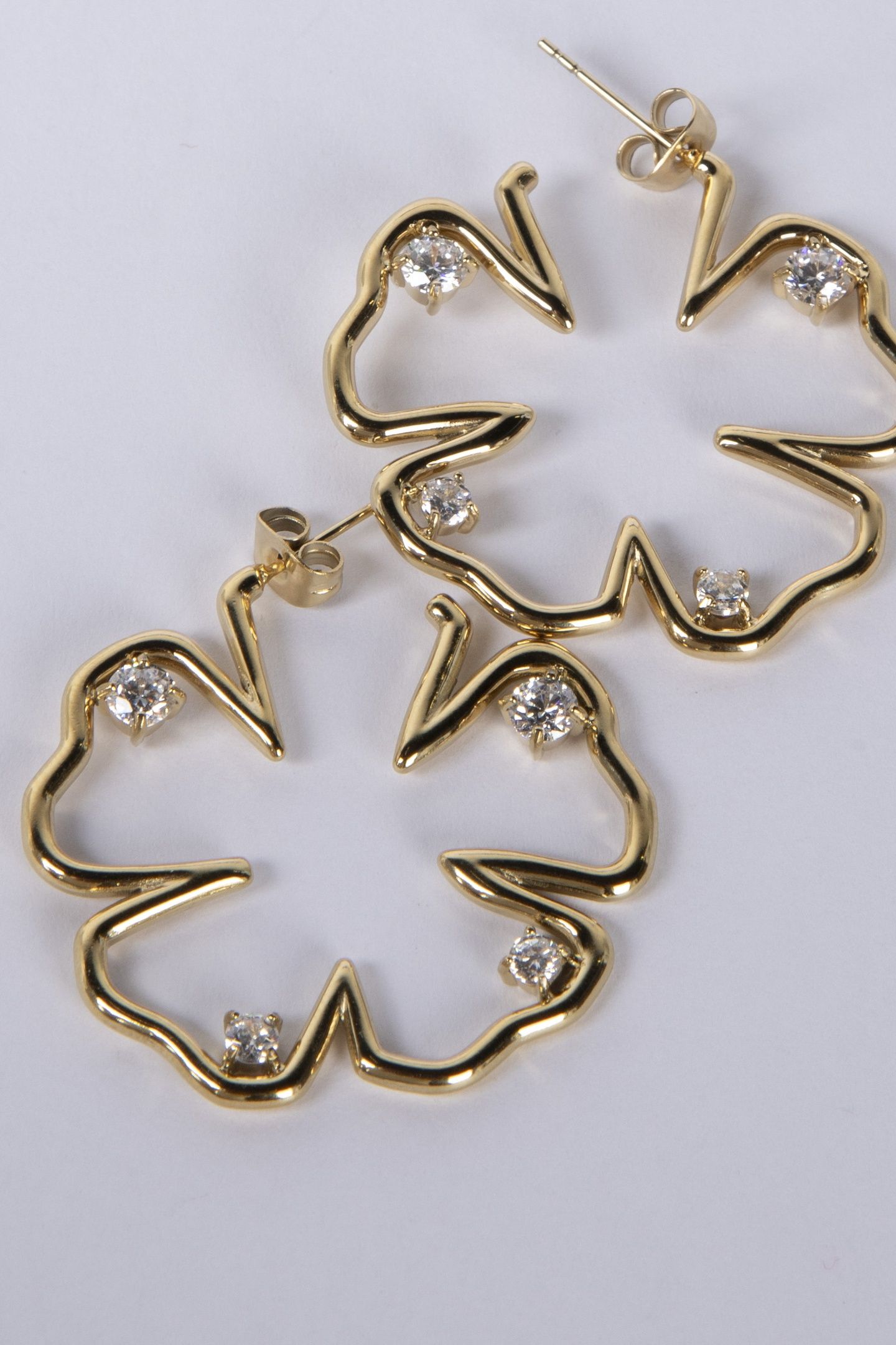 JEWELRY BOX HIBISCUS SET GOLD 8