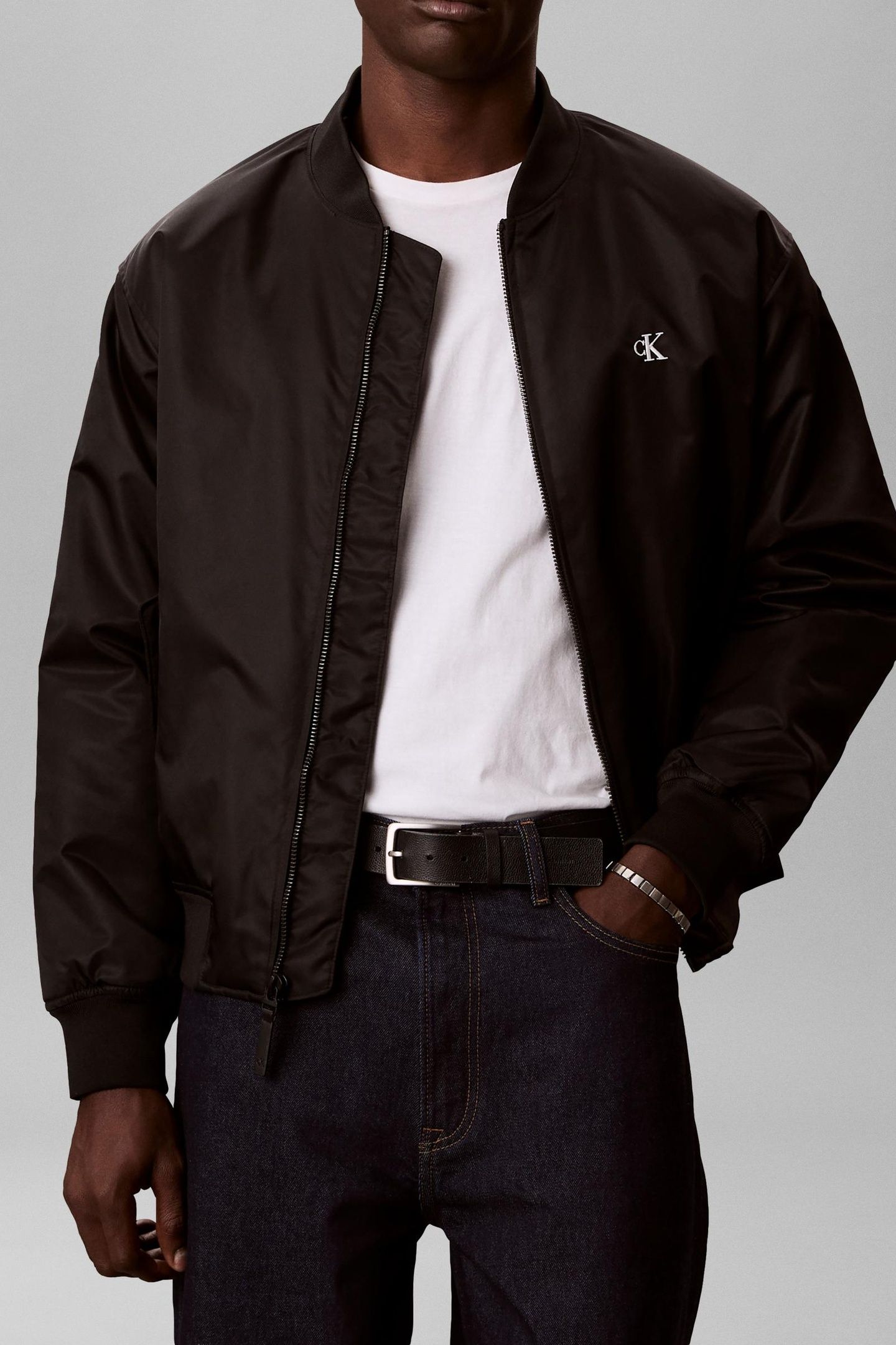 LONG SLEEVE JEANS HERO BOMBER JACKET BLACK 2
