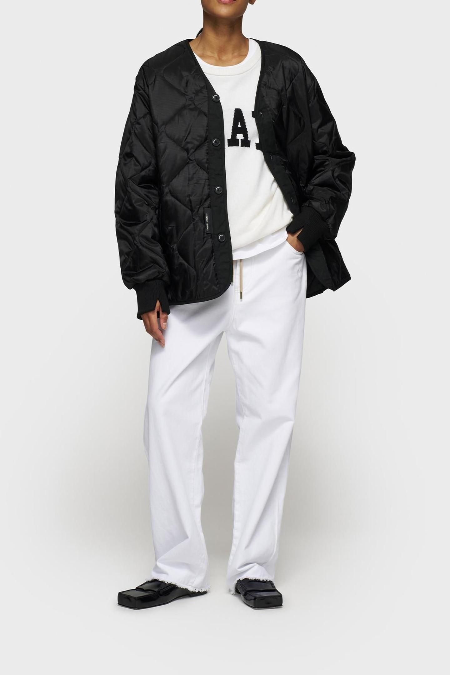 STRAIGHT LEG PANTS TWILL OPTIC WHITE 3