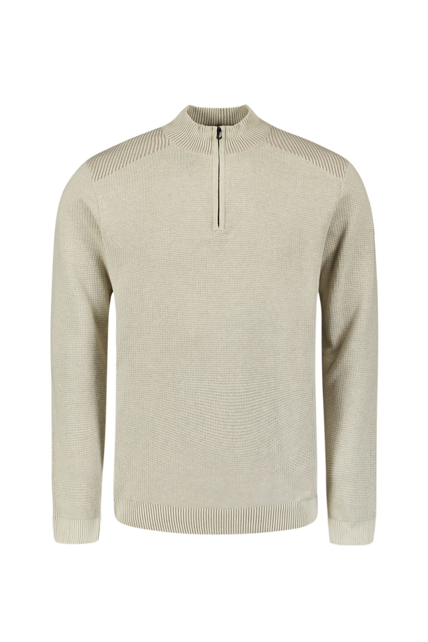 PULLOVER HALF ZIP PLATED STRUCTURE KNIT KIT 5
