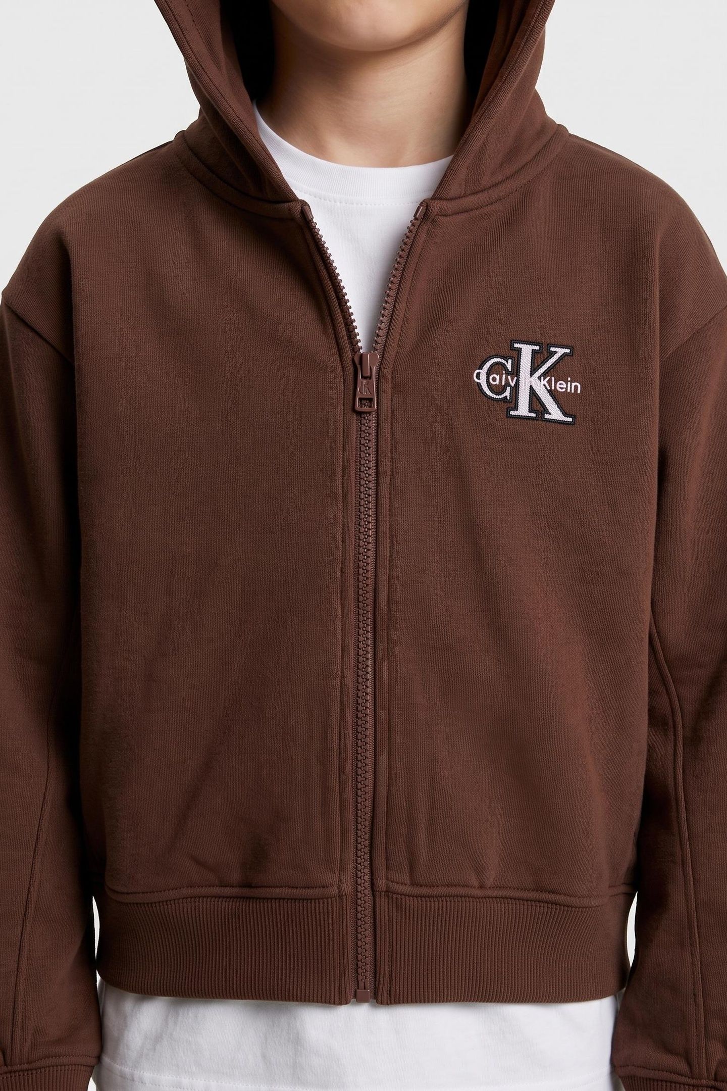 GIRLS TERRY MONOLOGO ZIP-UP ROCKY ROAD 3