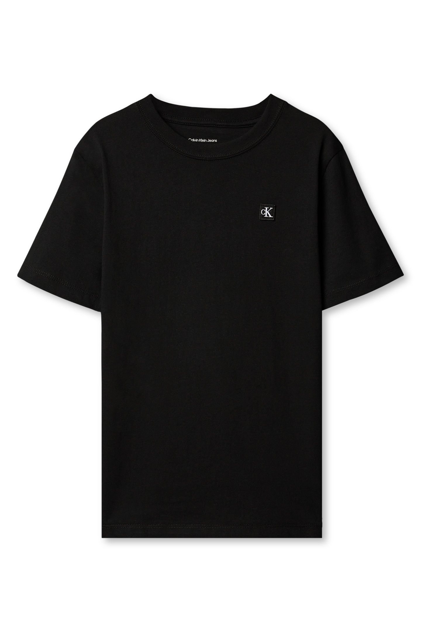 UNISEX MINI BADGE REGULAR T-SHIRT BLACK 5