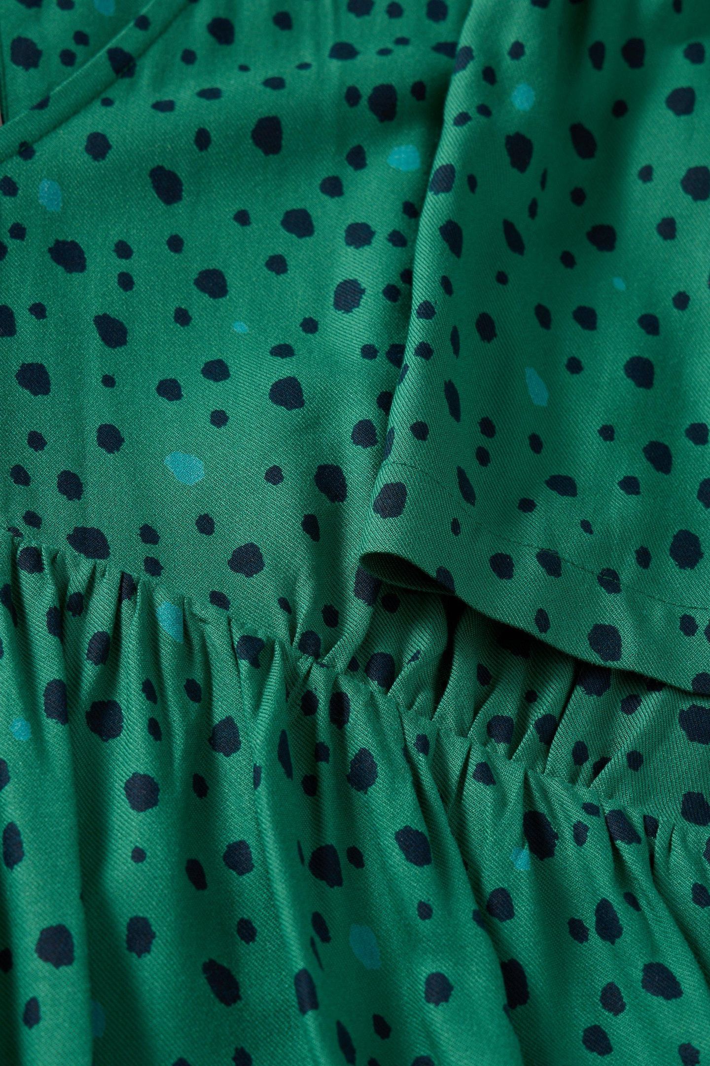 LUCY MIDI DRESS GREEN MULTI 5
