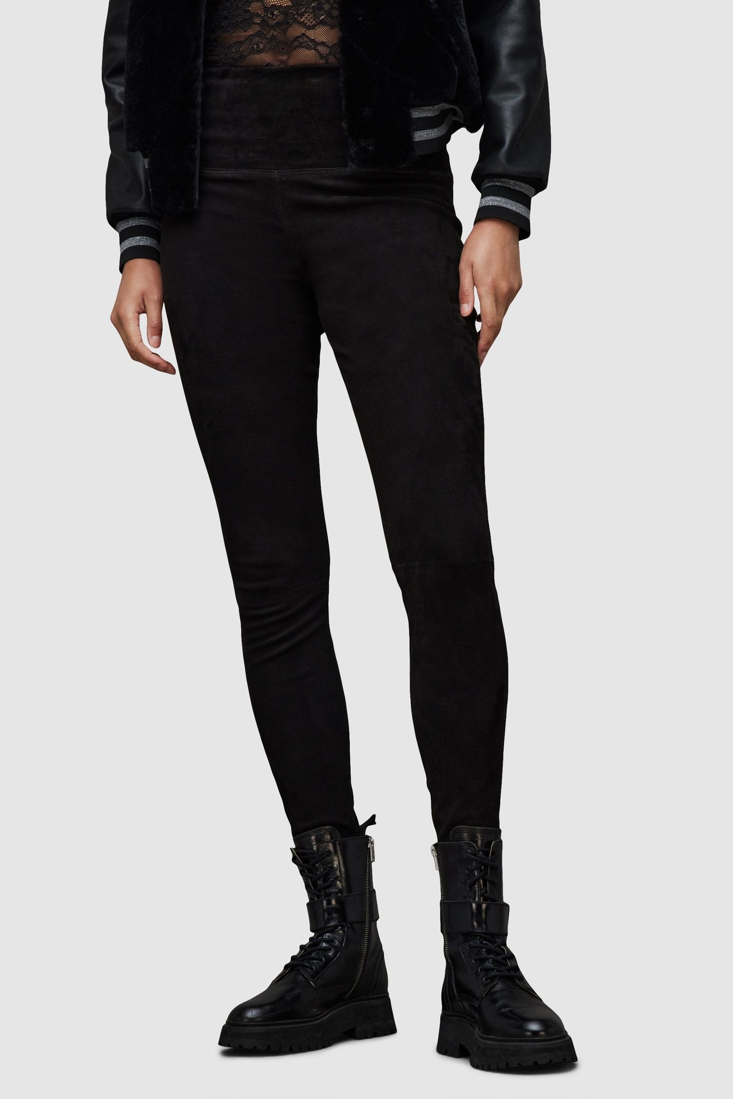 CORA SUEDE LEGGING BLACK 2