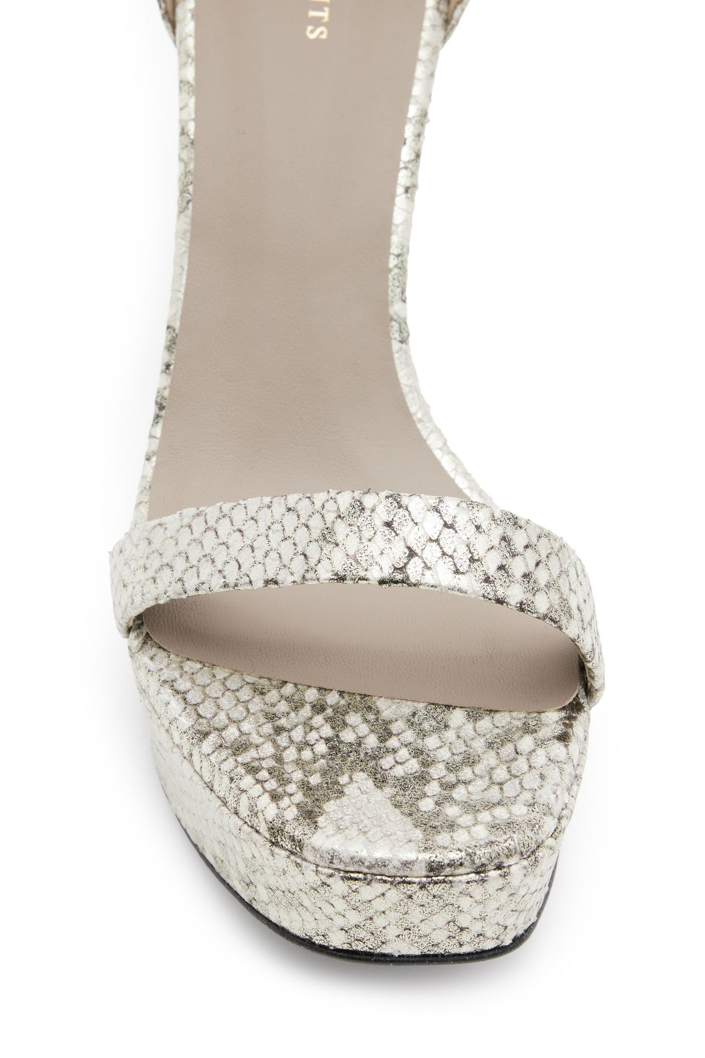 ZIGGY SNAKE PLATFORM METALLIC GOLD 5
