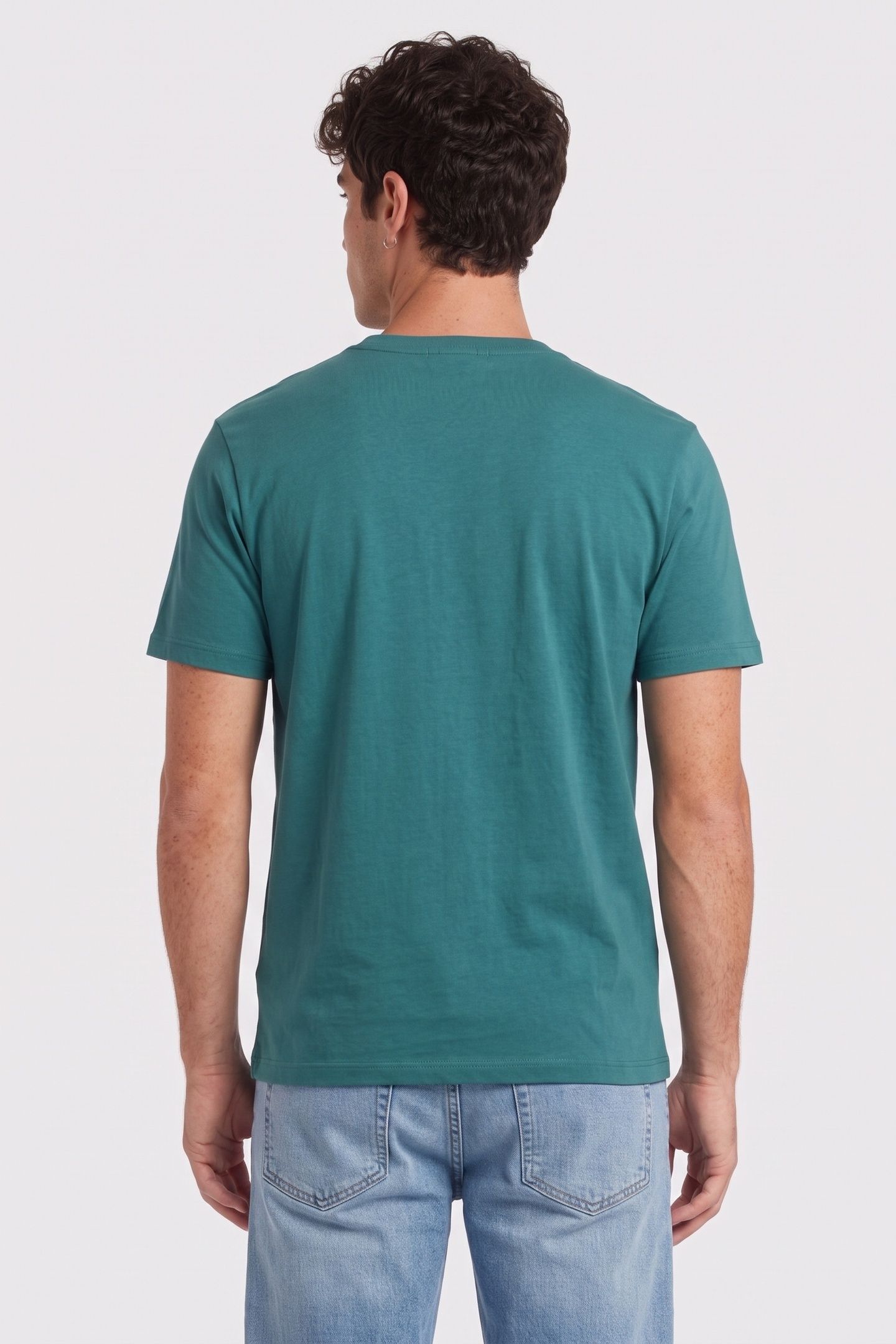 SS 30S MICRO MONOGRAM TEE NORTH SEA 2