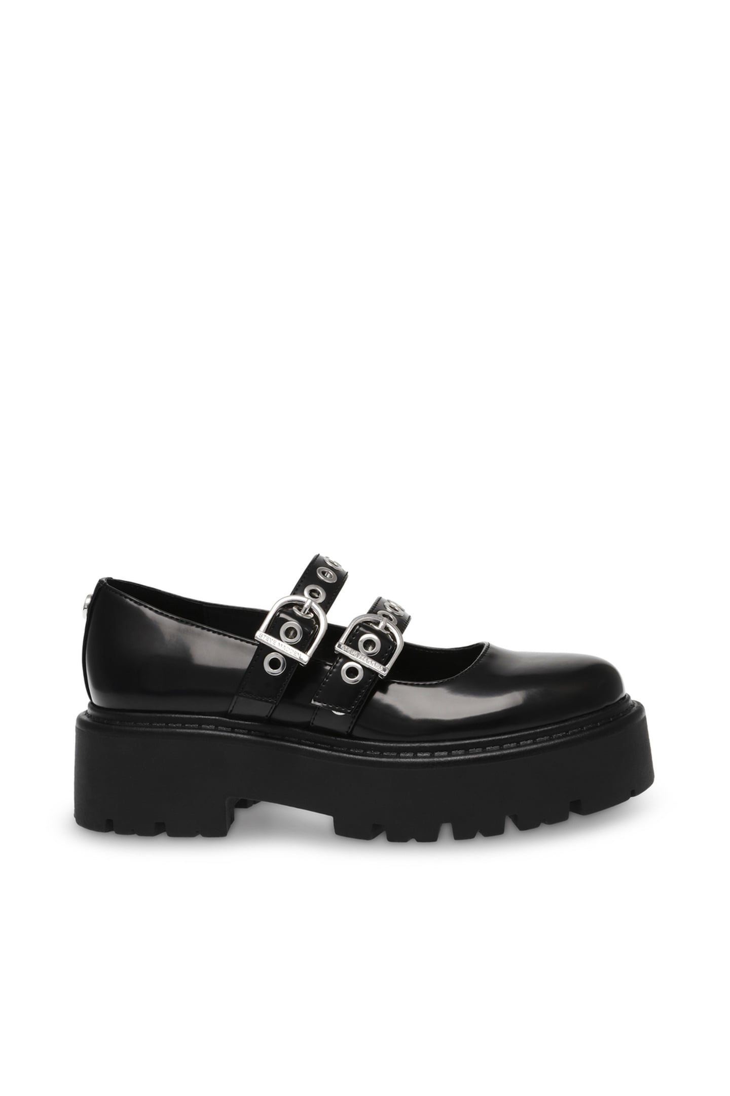 OVERT FLAT SHOES BLACK ACTION LEATHER 1