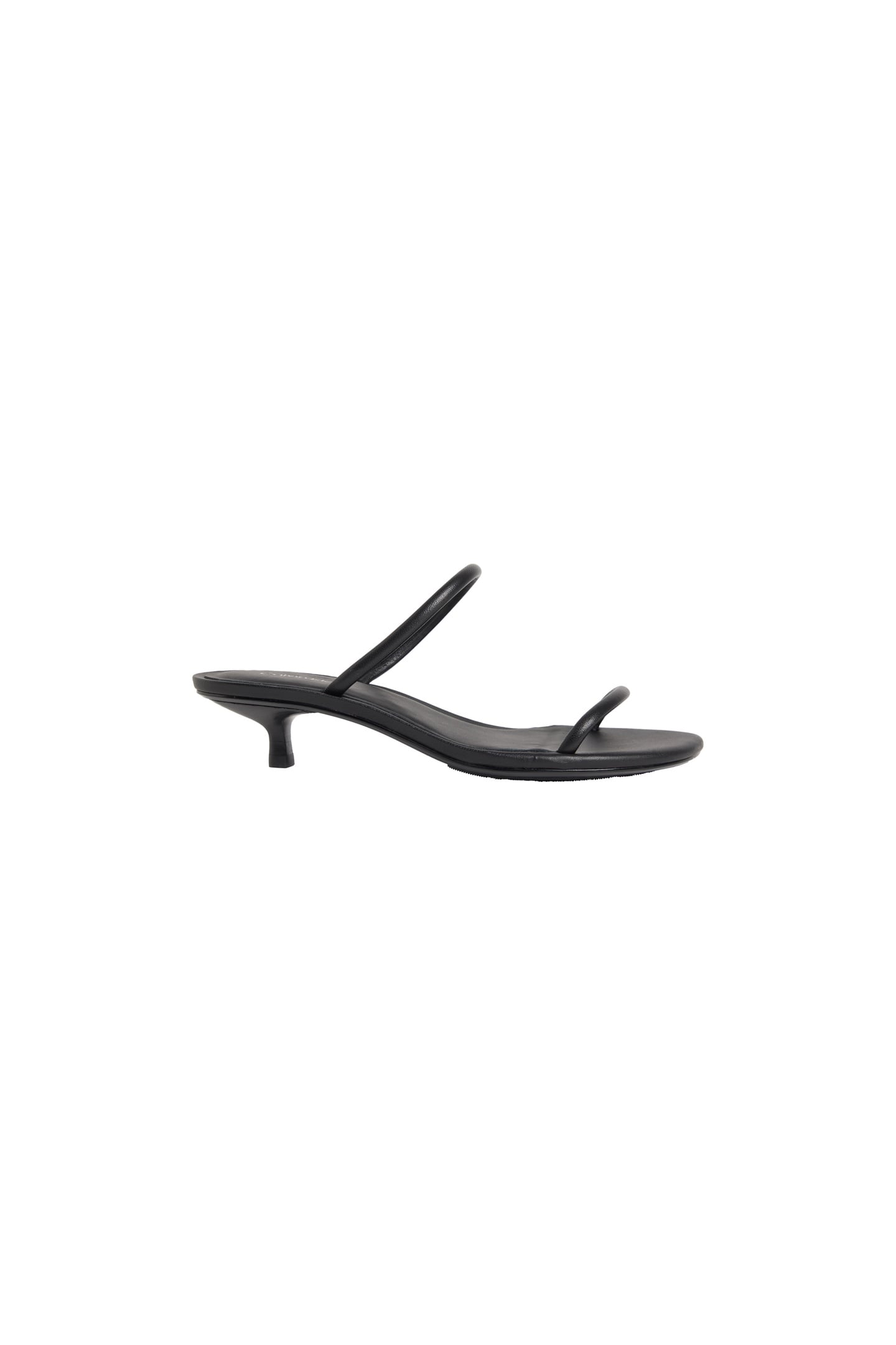 KITT HEEL SANDALS TRIPLE BLACK 1
