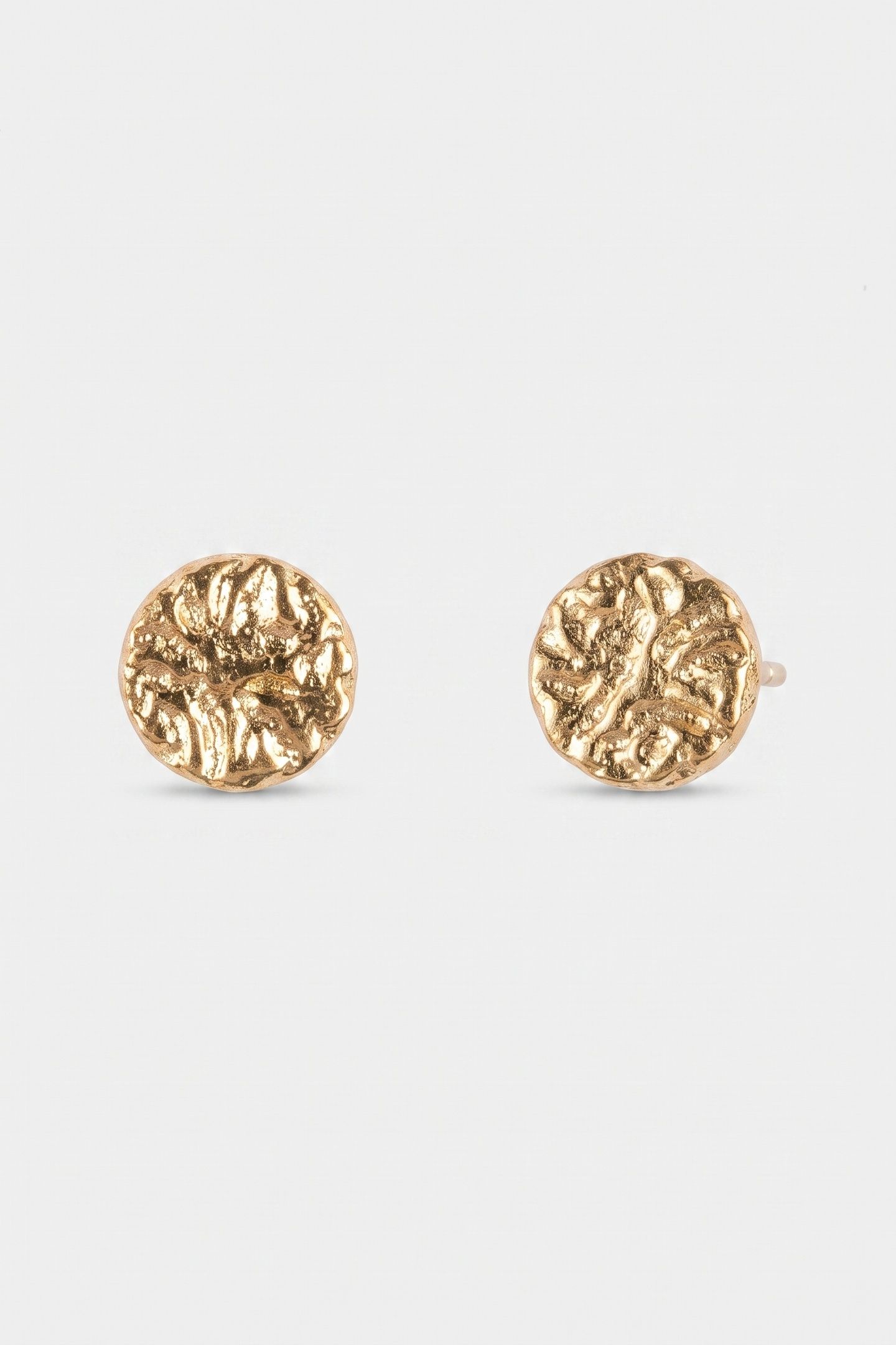 VOLCANO COIN OHRRINGE GOLD 3