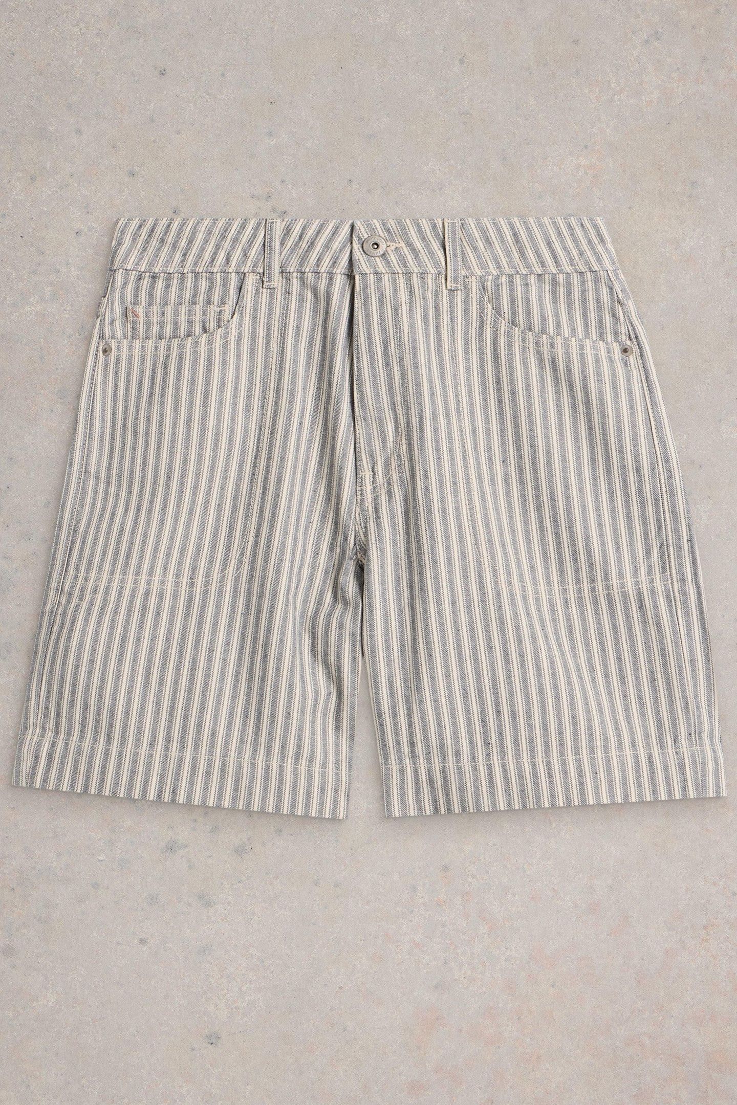 TIA DENIM SHORTS NATURAL MULTI 4