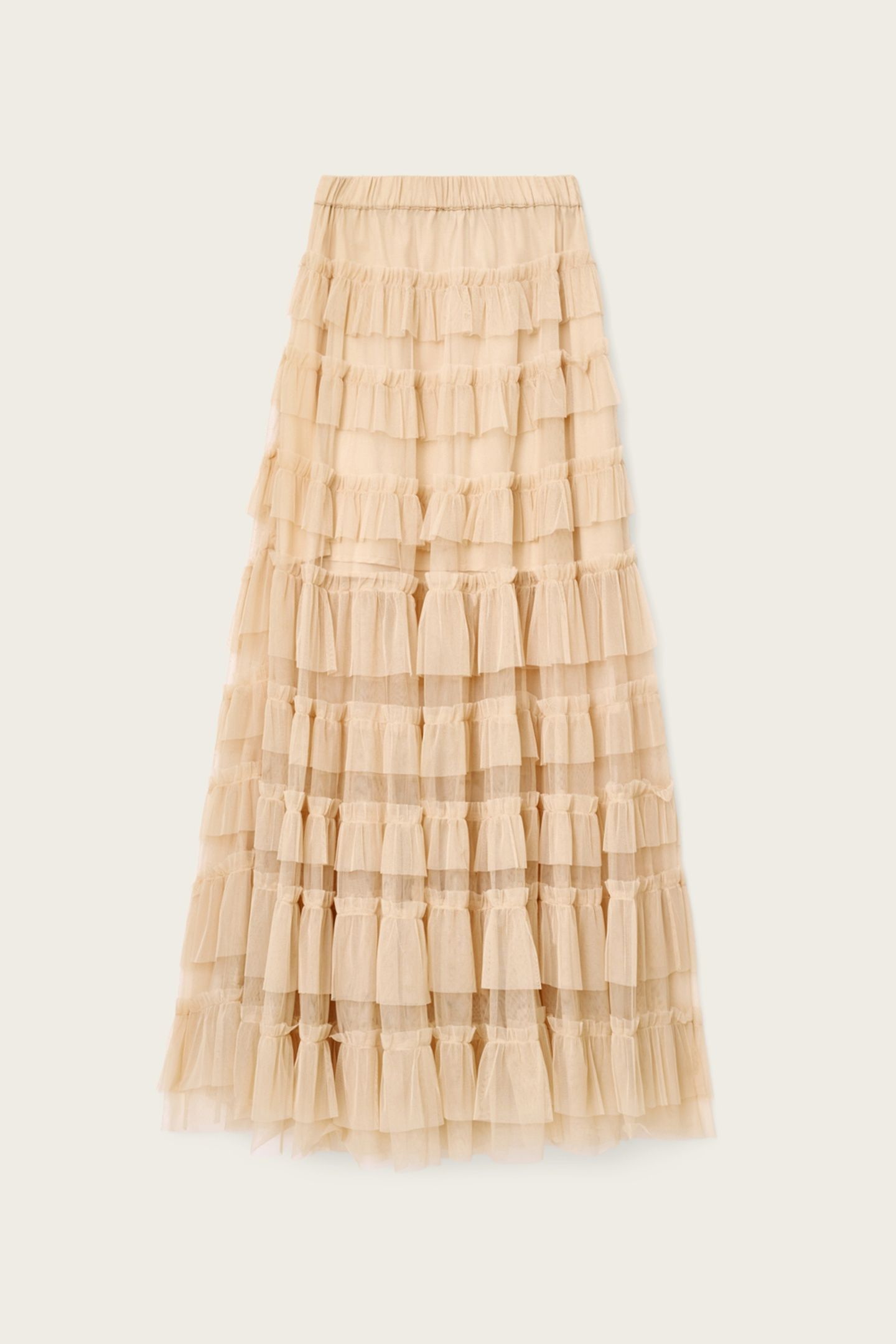 AUDE RUFFLE SKIRT BLUSH PINK 3