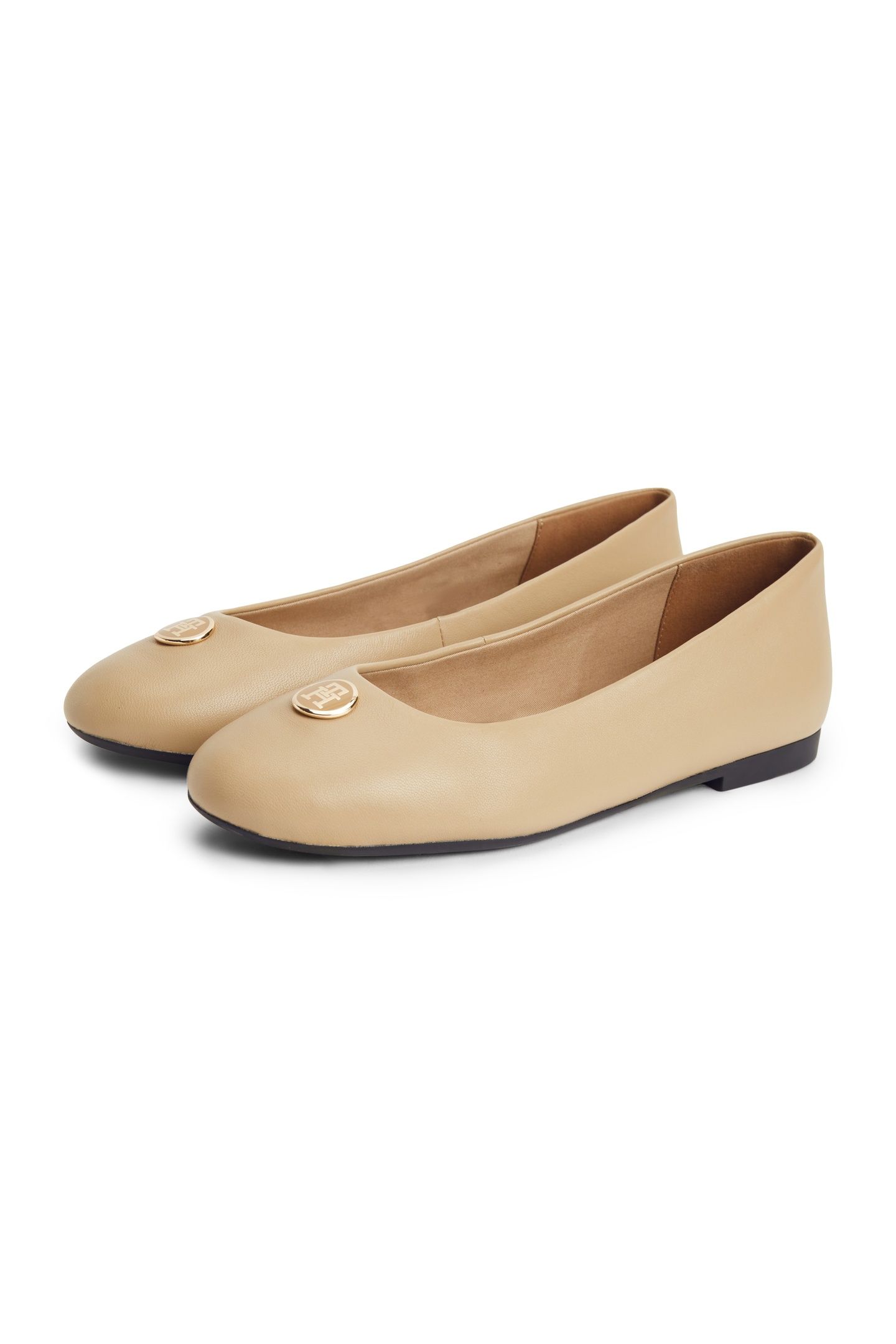 TH PLATE LEATHER BALLERINAS DESERT 3