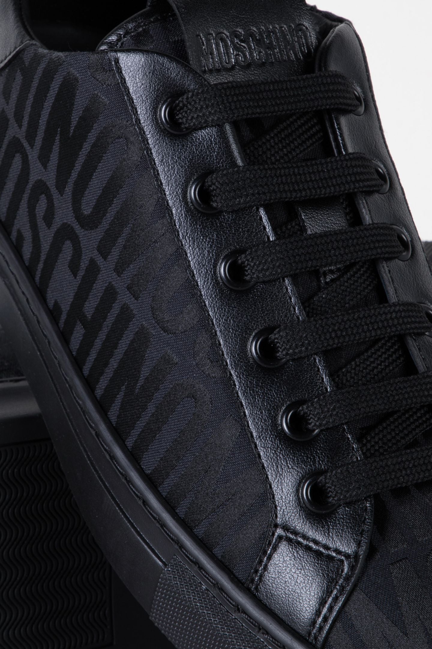 CALFSKIN SNEAKERS BLACK 4