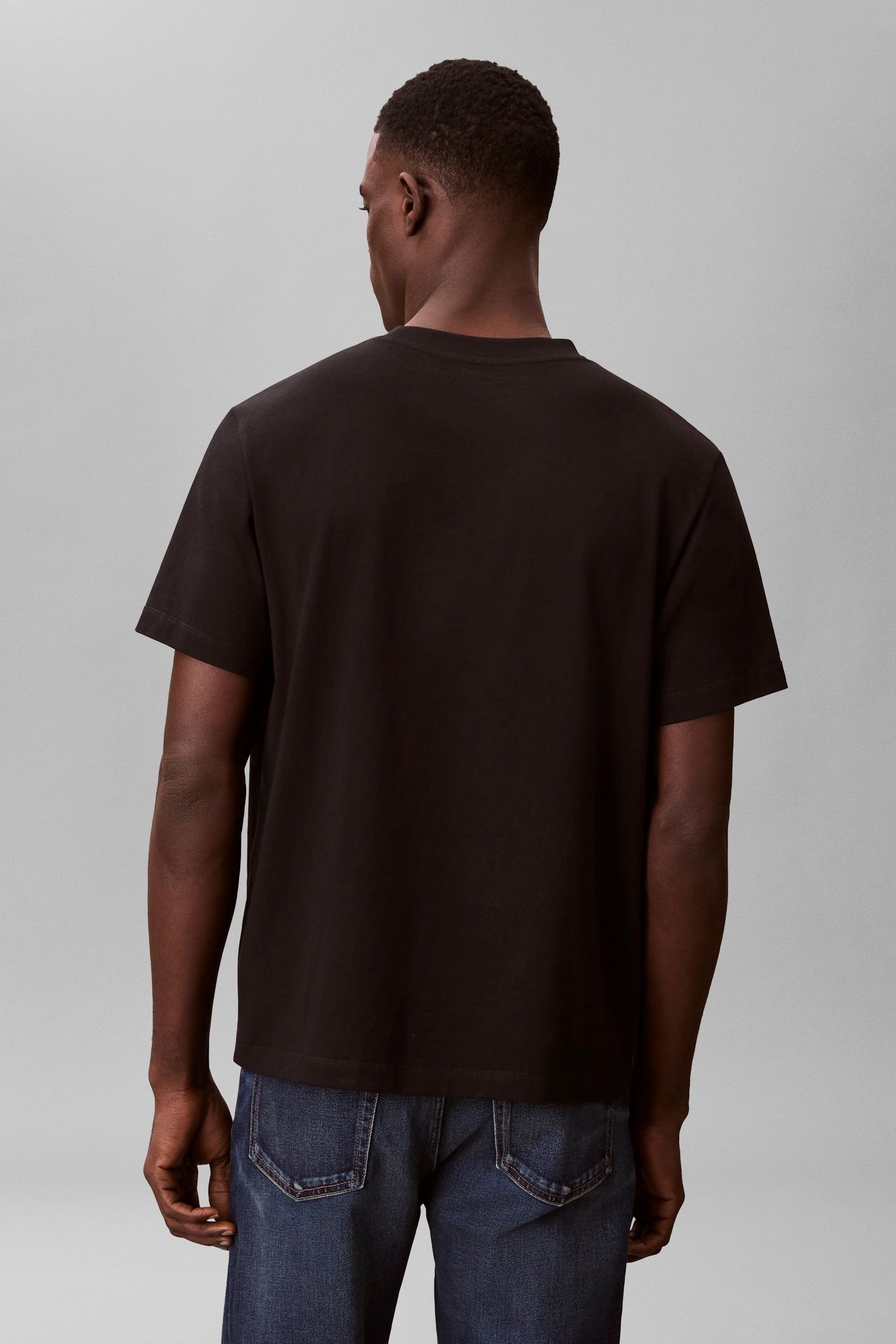 SS 20S TONAL METALLIC TEE BLACK 4