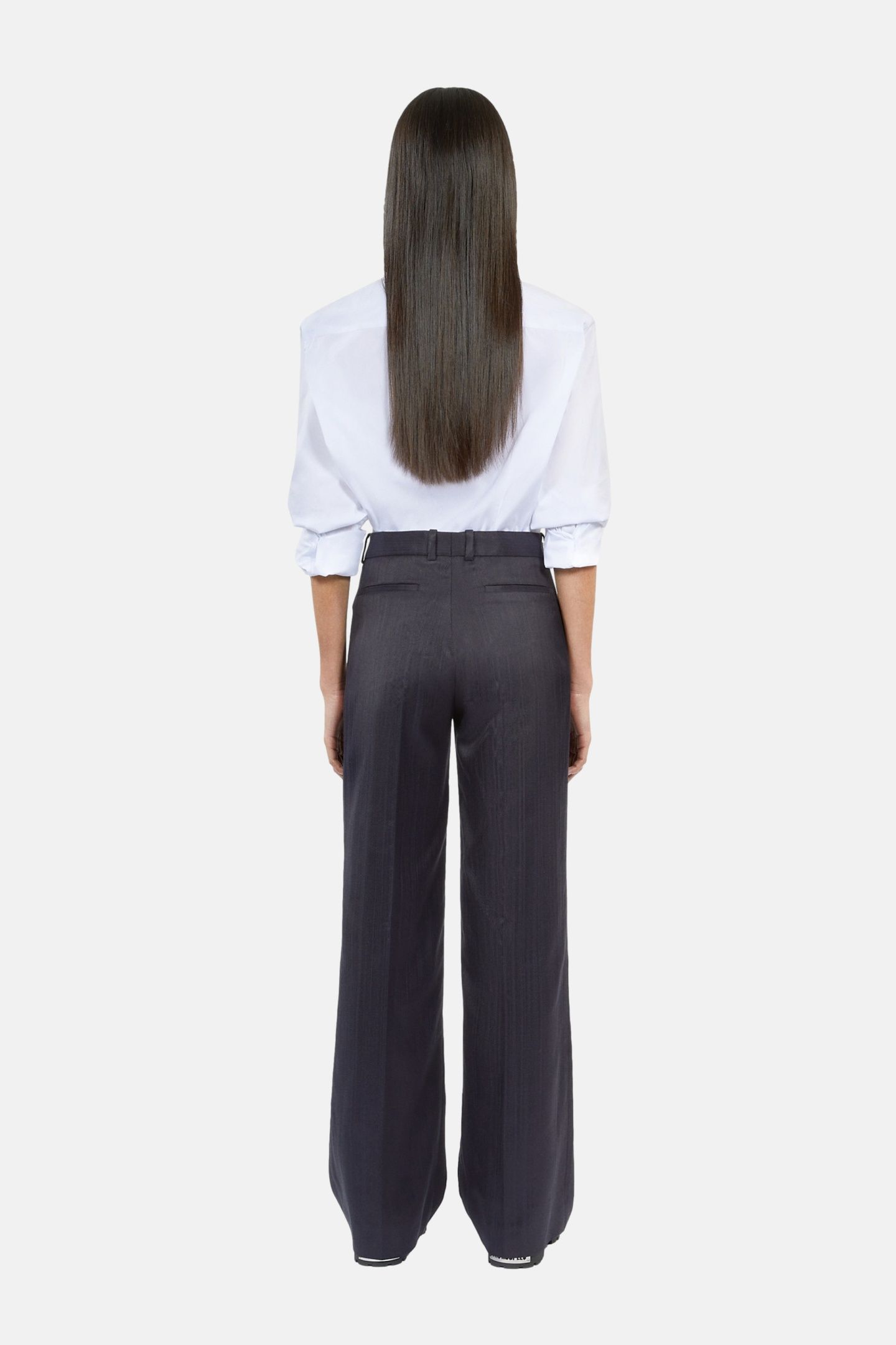 WIDE COSTUME TROUSERS NAVY 5