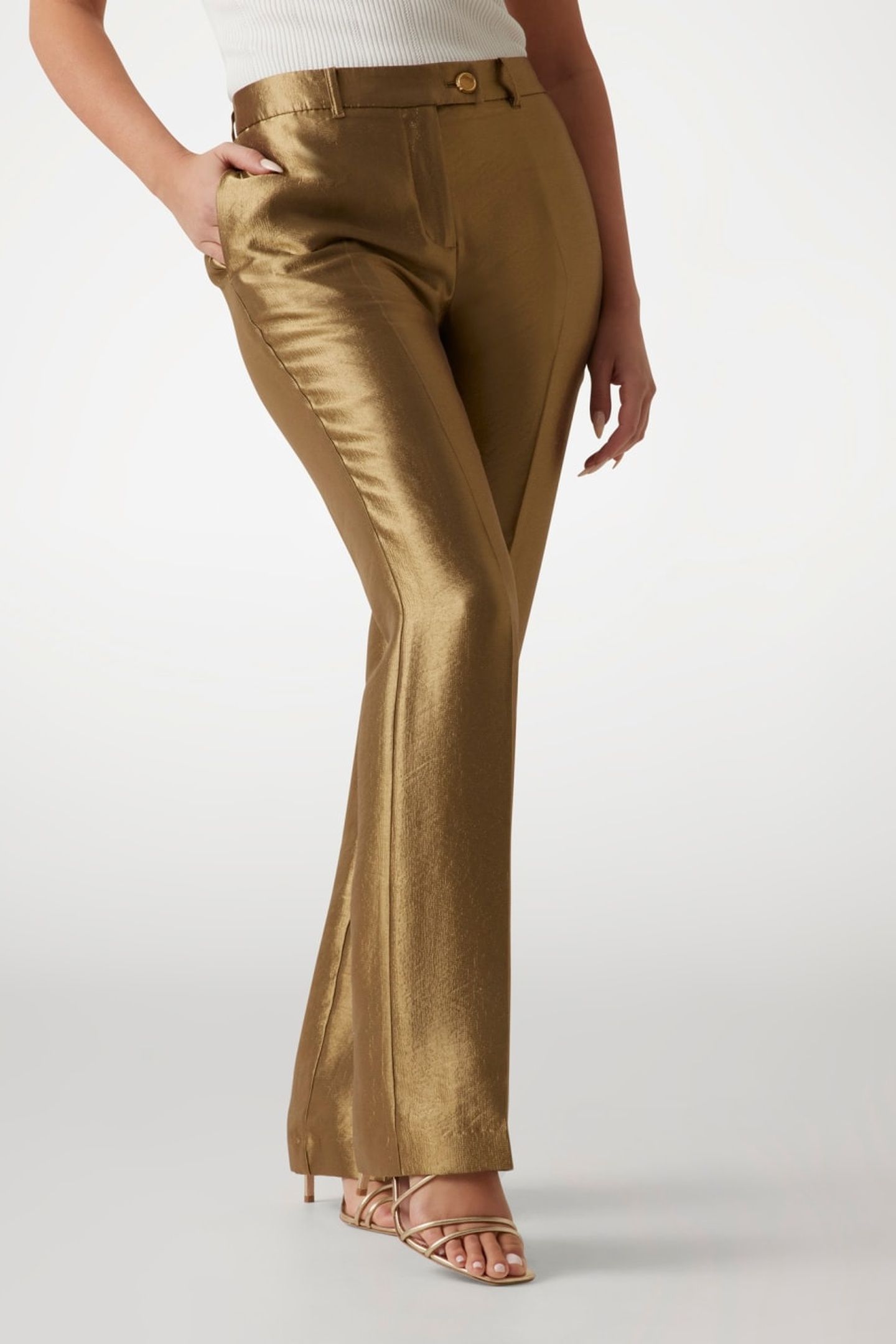 MILLA PANT ANTIQUE GOLD MULTI 3