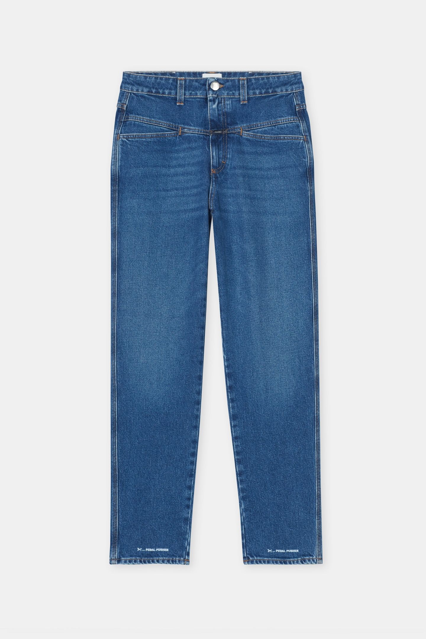PEDAL PUSHER JEANS MID BLUE 3