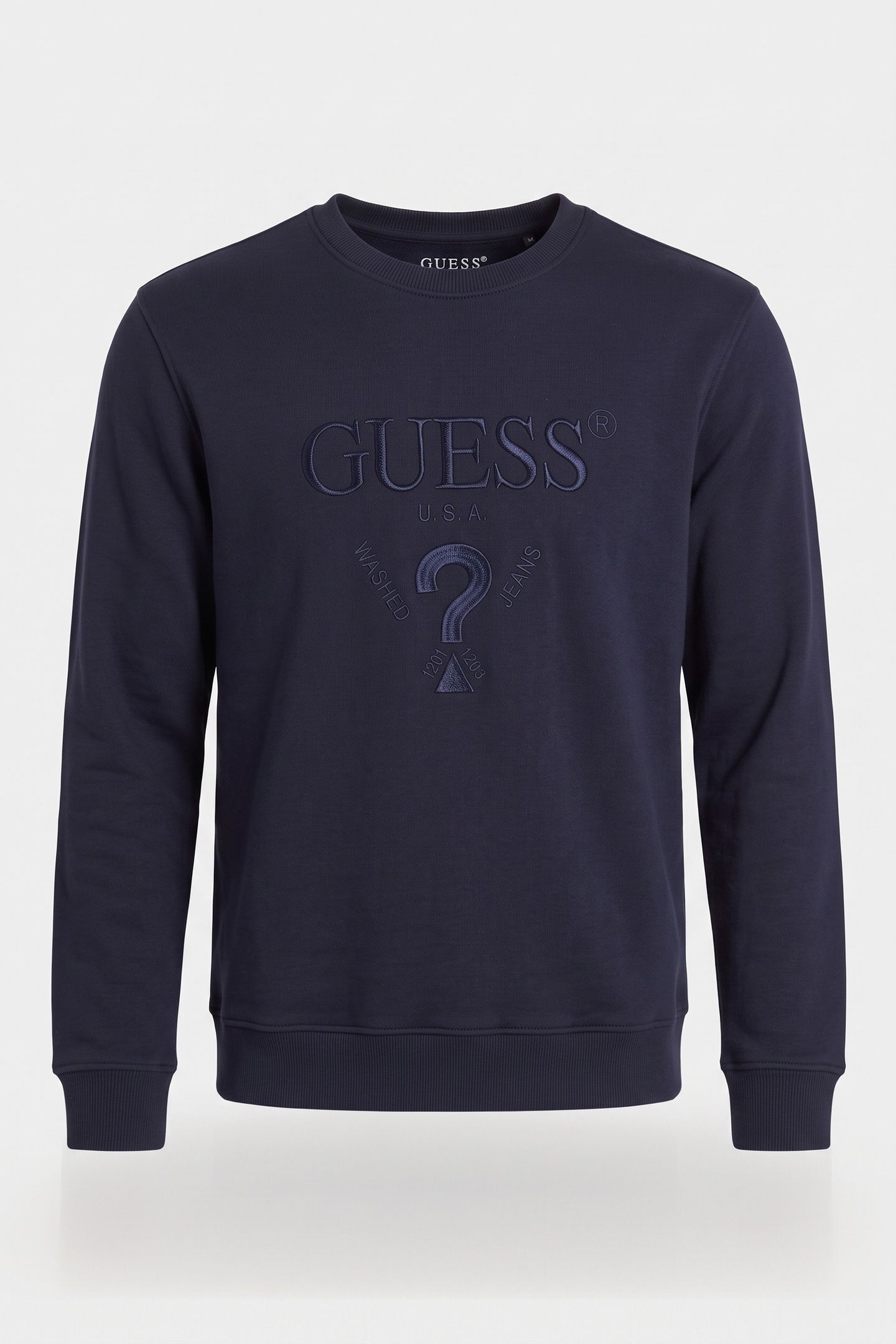 GUESS ECO BEAU CN SWEATSHIRT SMART BLUE 3