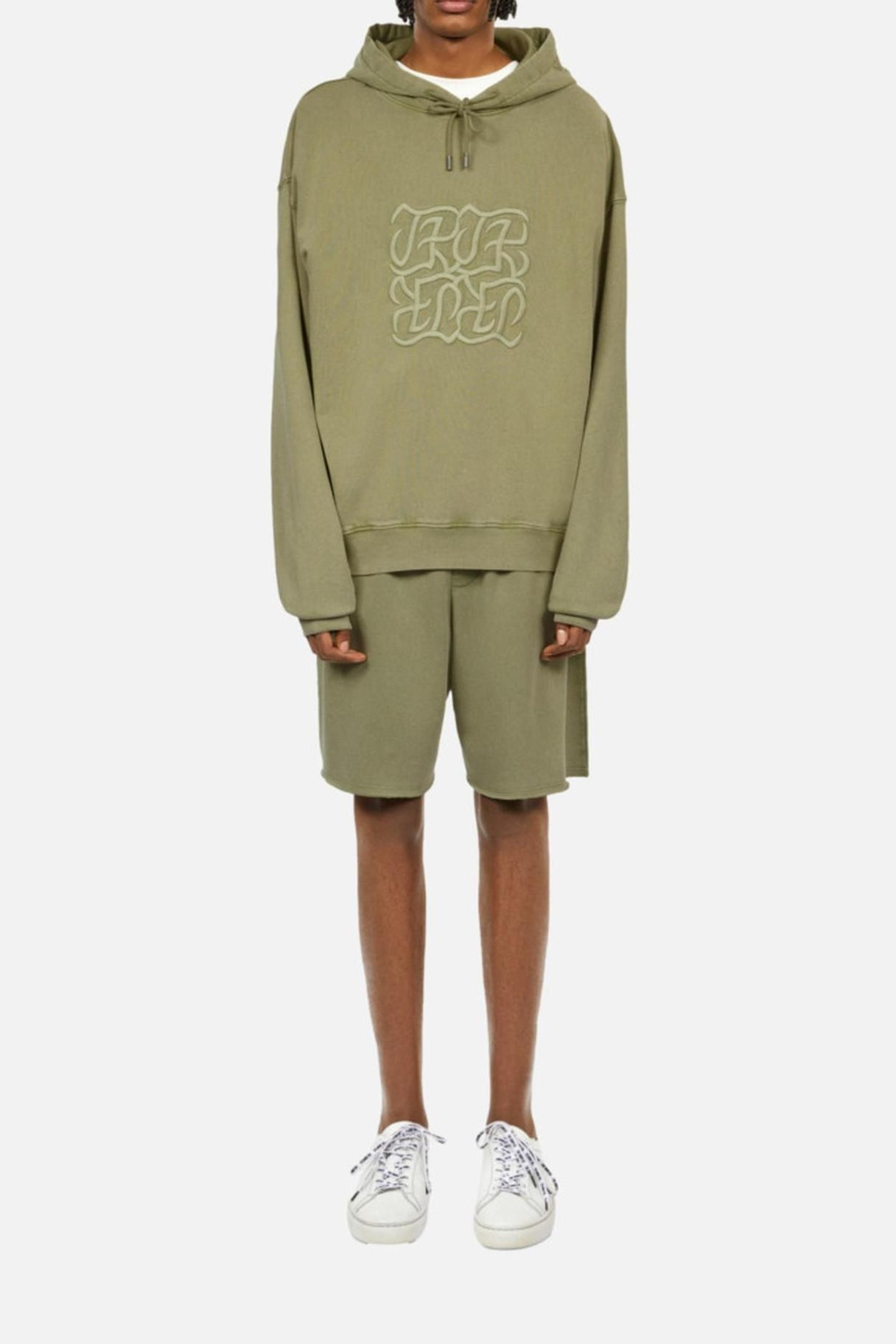 TK ACID EMBROIDERED SWEATSHIRT KAKI GREY 2