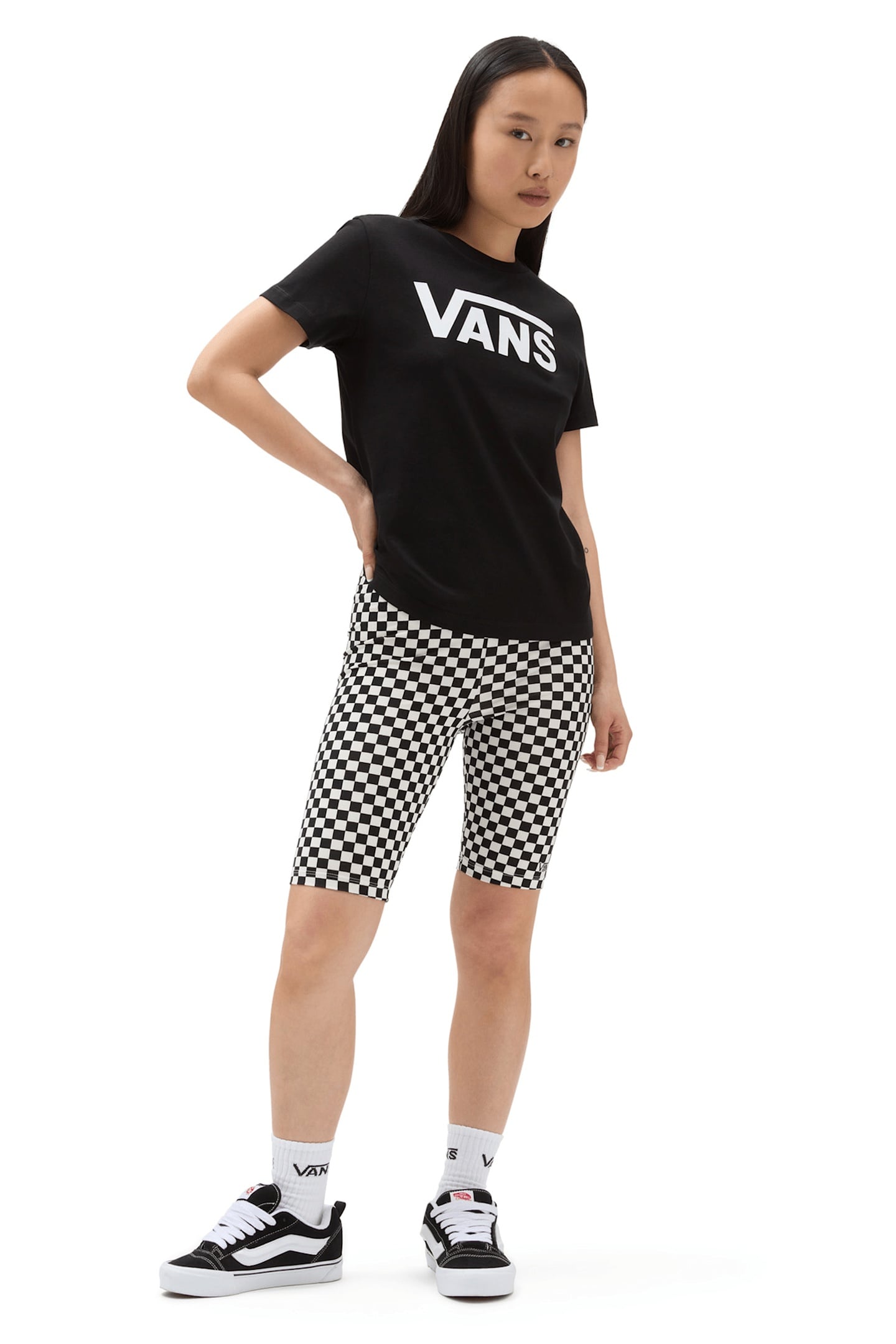 FLYING V CREW TEE BLACK 1